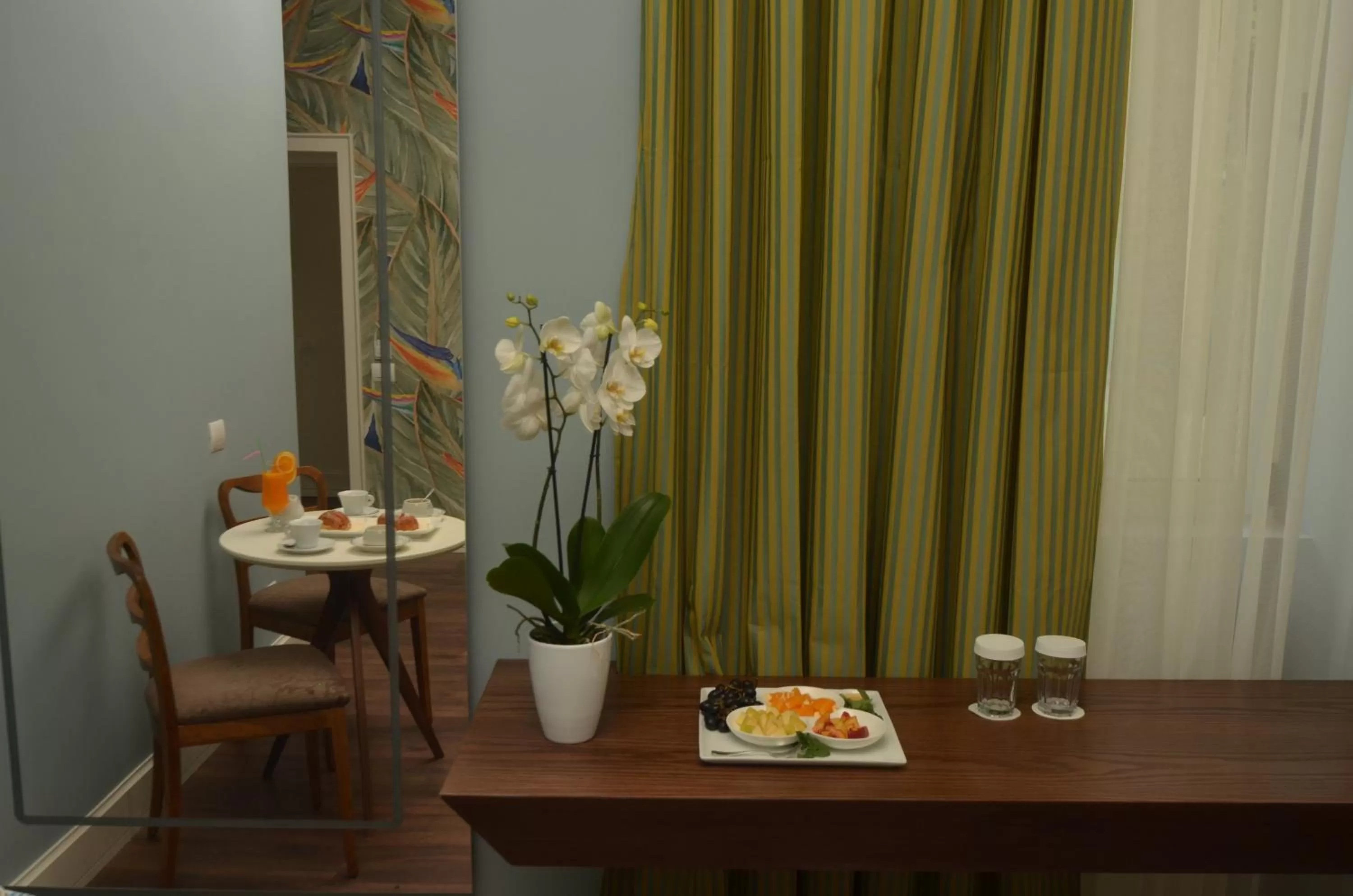 Decorative detail in Le Palazzine Hotel