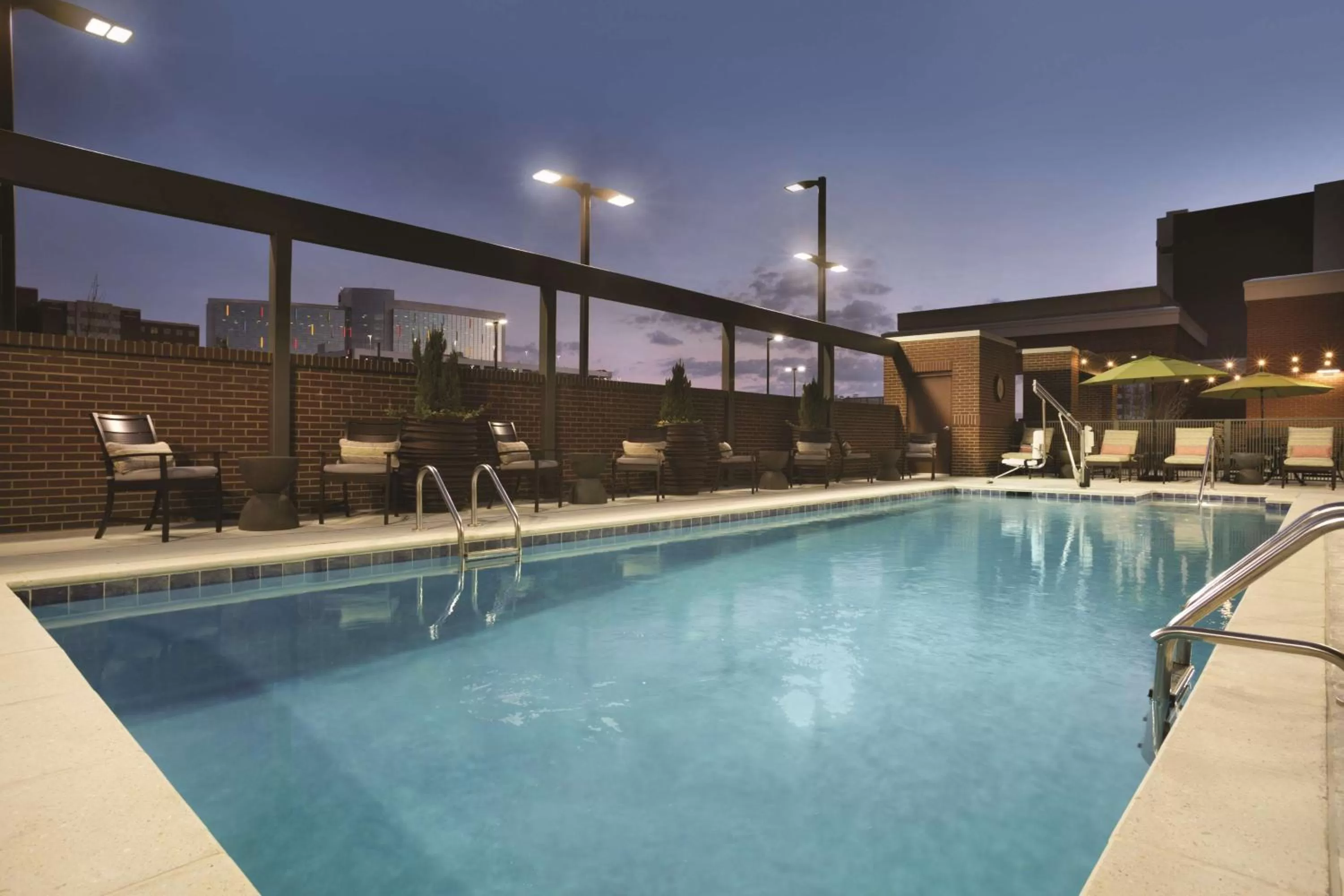 Swimming pool in Home2 Suites By Hilton Birmingham Downtown