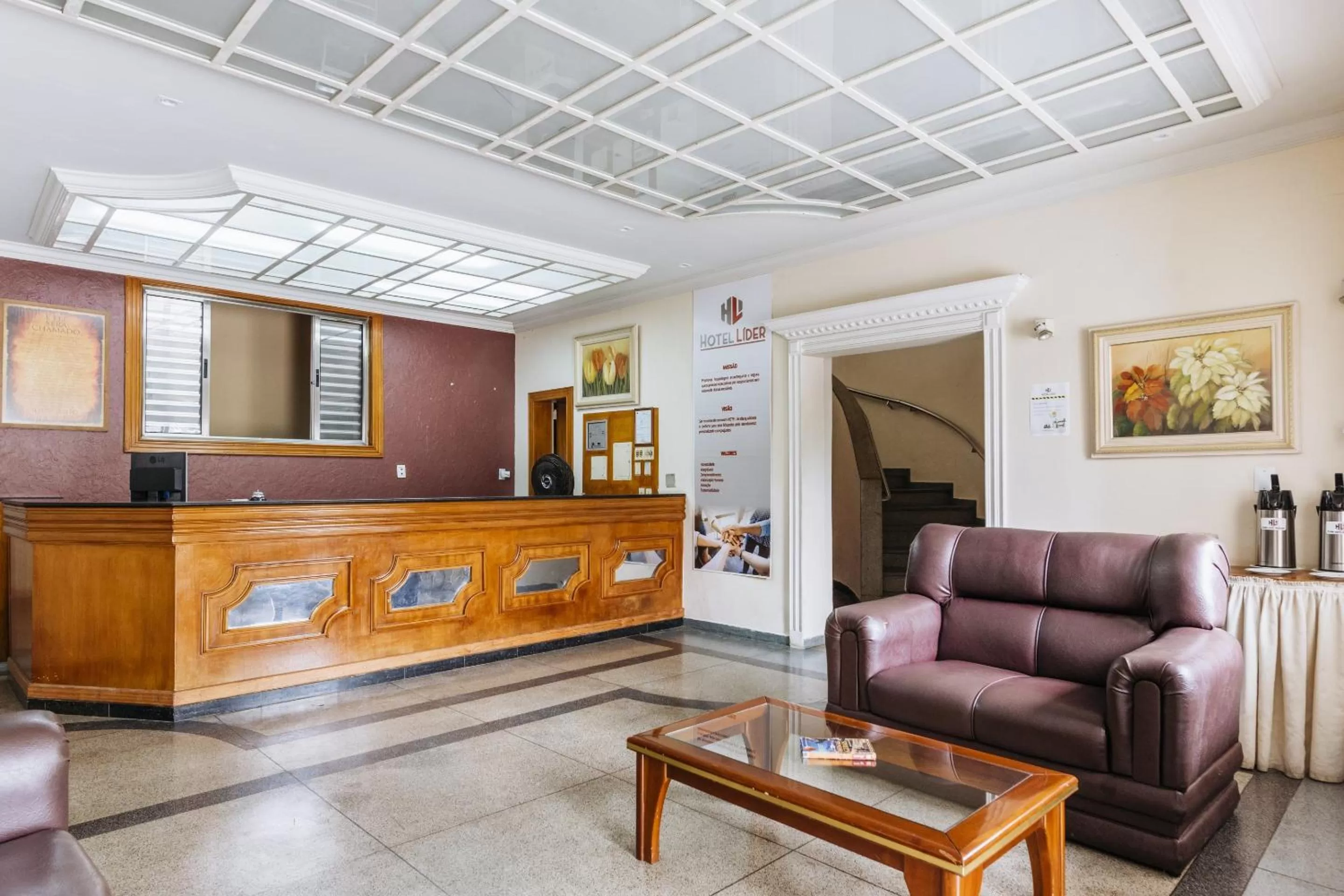 Lobby or reception in Hotel Líder