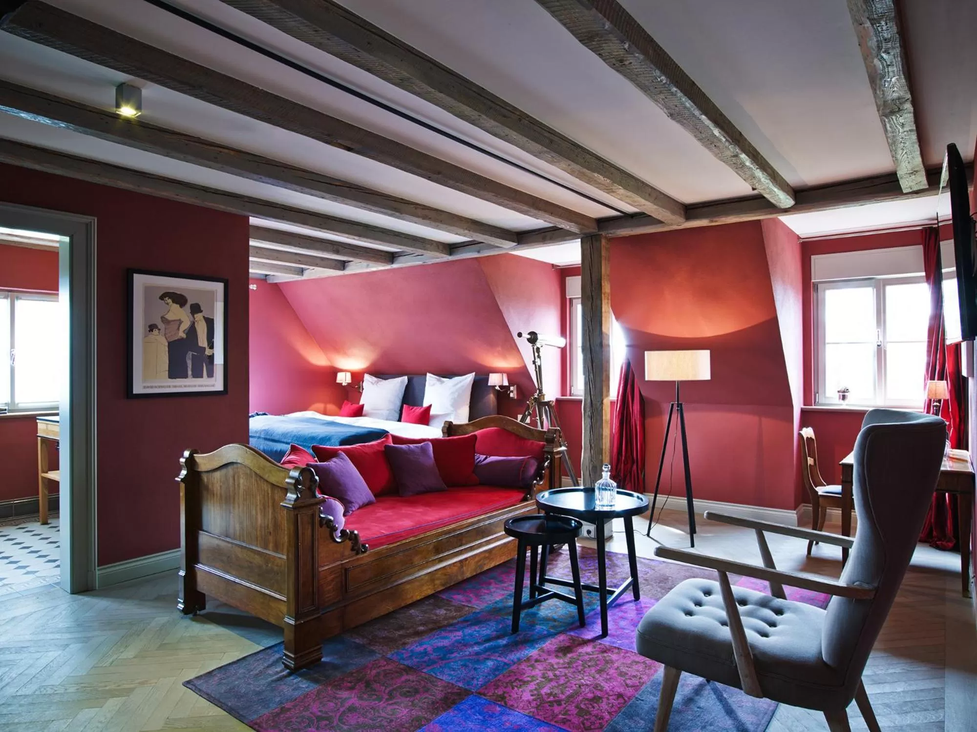 Seating Area in Auberge de Temple