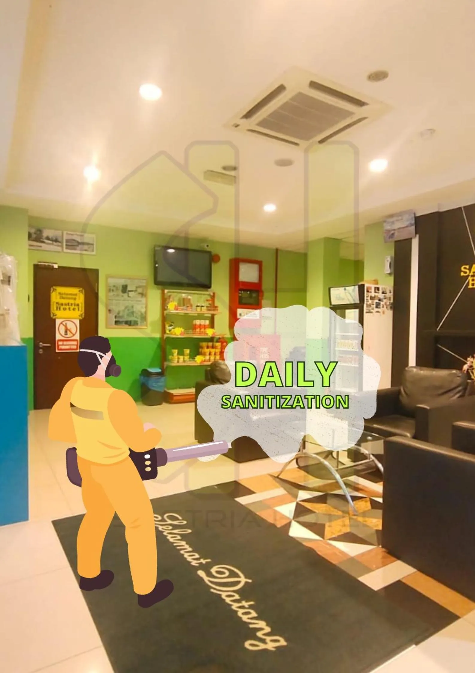 Lobby or reception in Sastria Hotel Sungai Petani