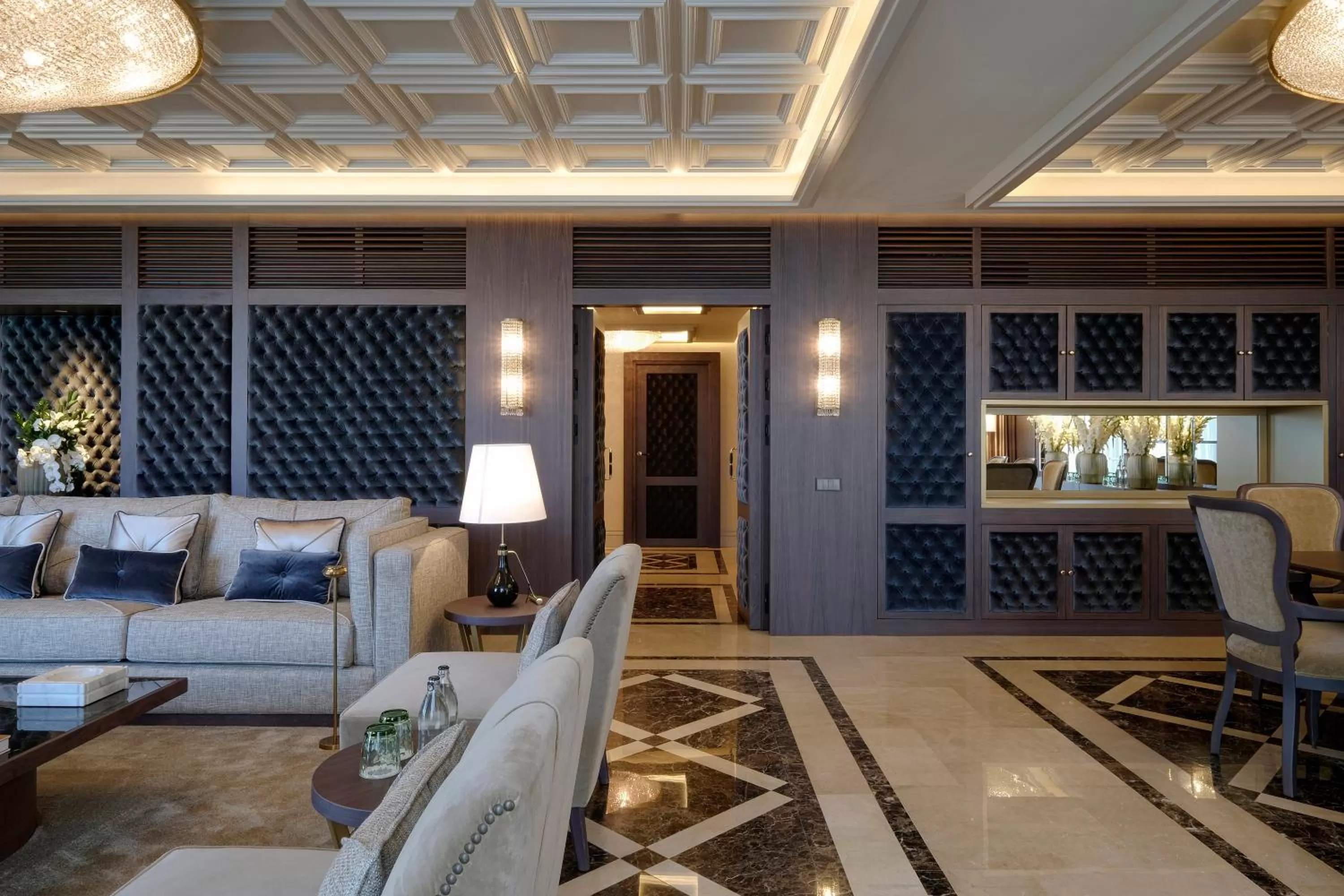 Living room in Sofitel Barcelona Skipper