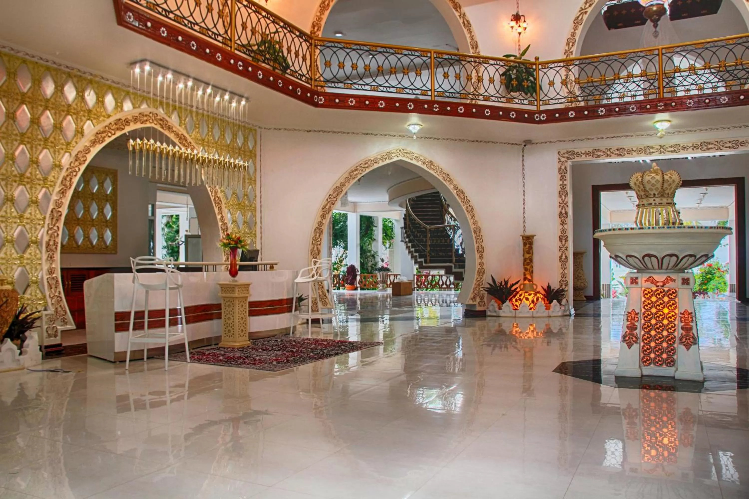 Lobby or reception in Madinat Al Bahr Business & Spa Hotel
