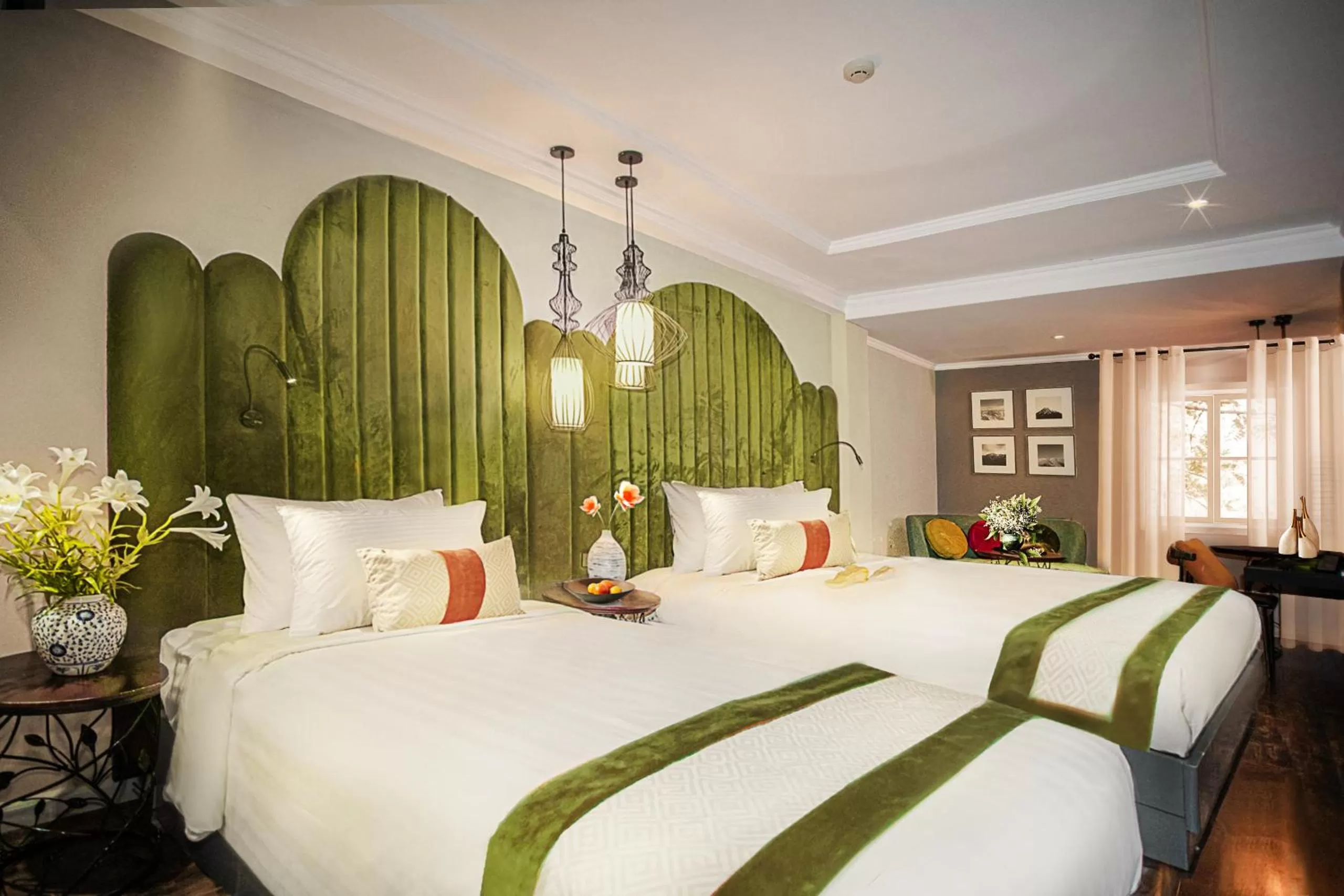 Bedroom, Bed in Hanoi Center Silk Hotel & Travel