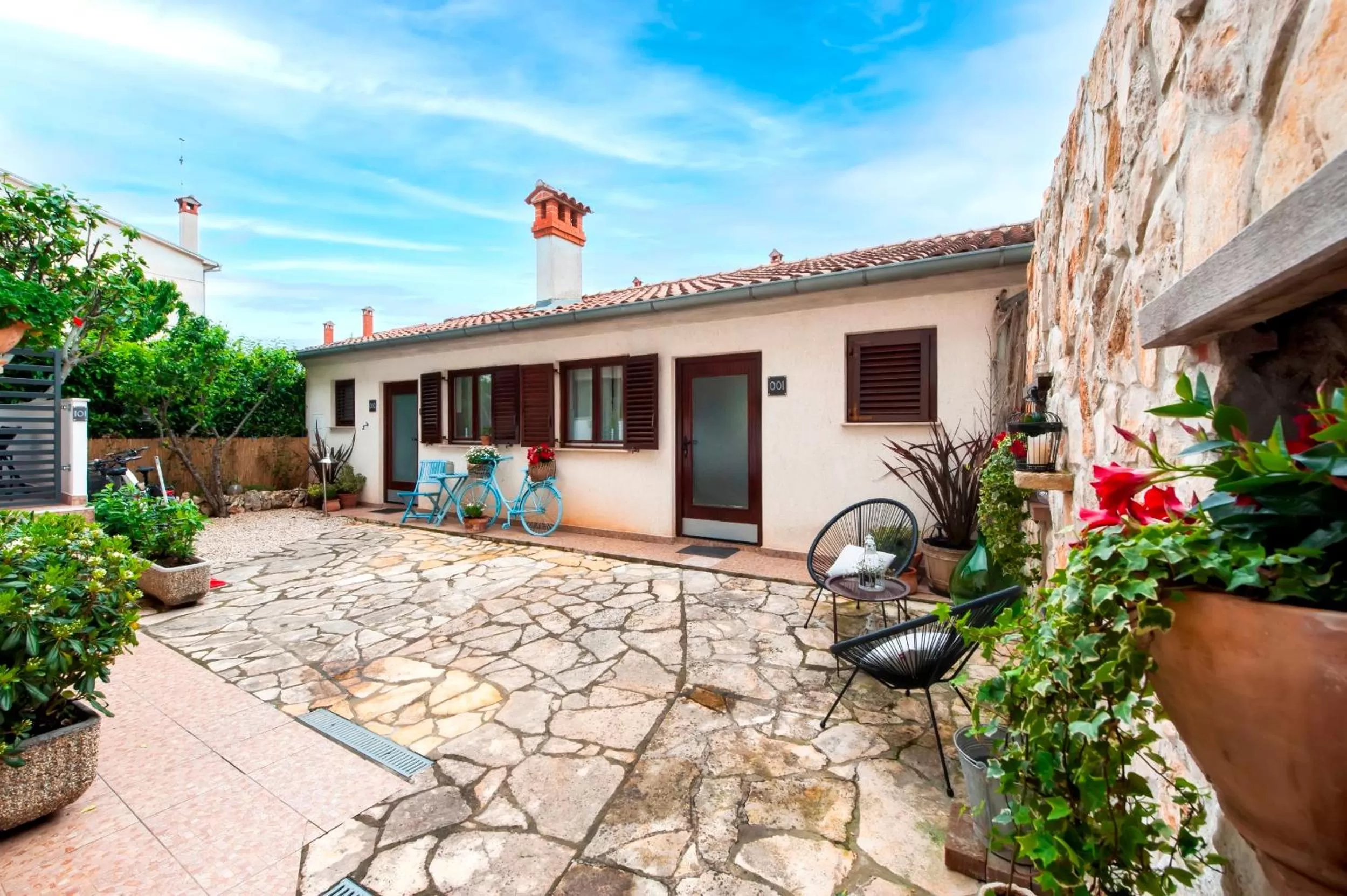 Garden in Villa B&B Marina & Parking Free