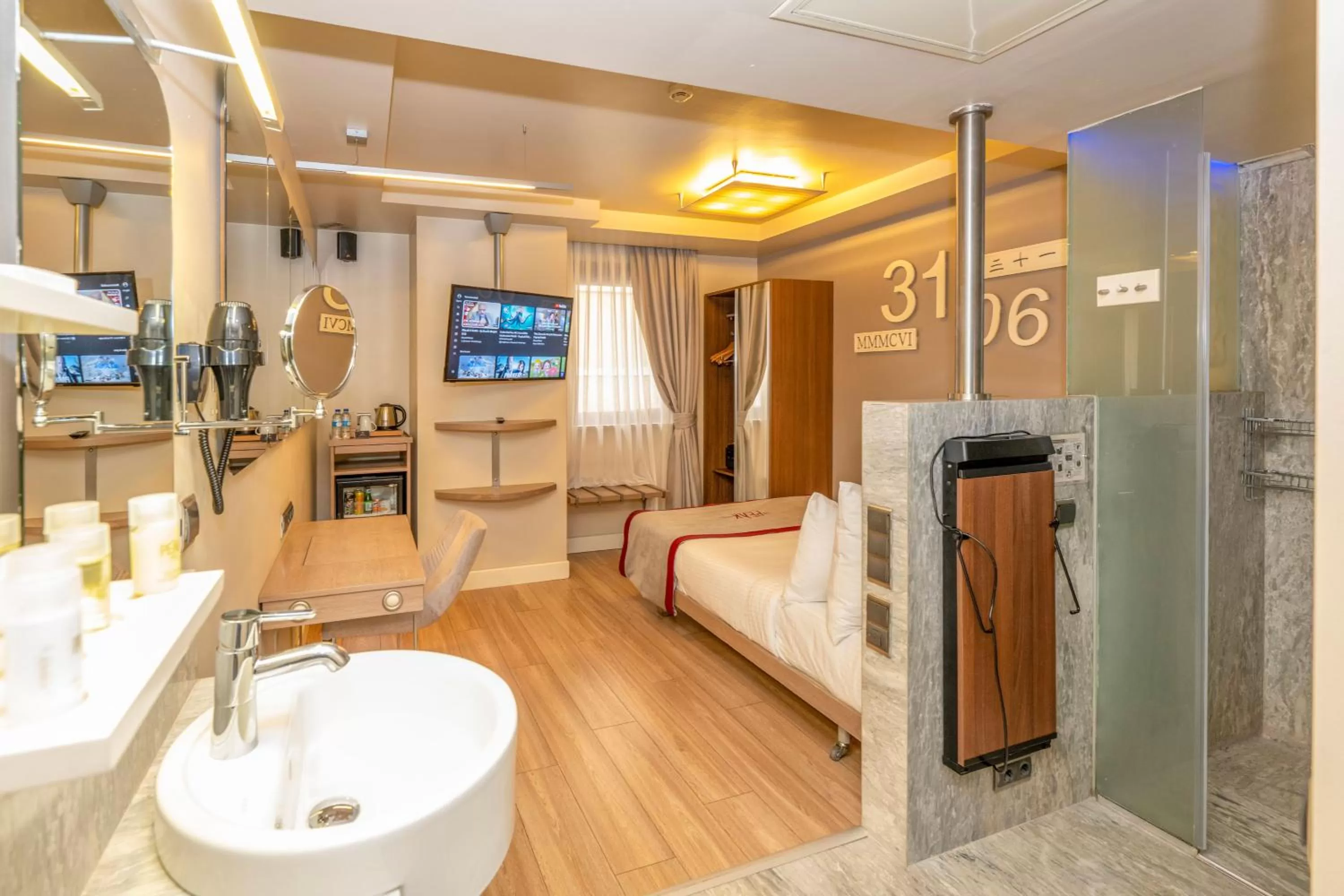 Bathroom in Ramada By Wyndham Istanbul Pera Taksim