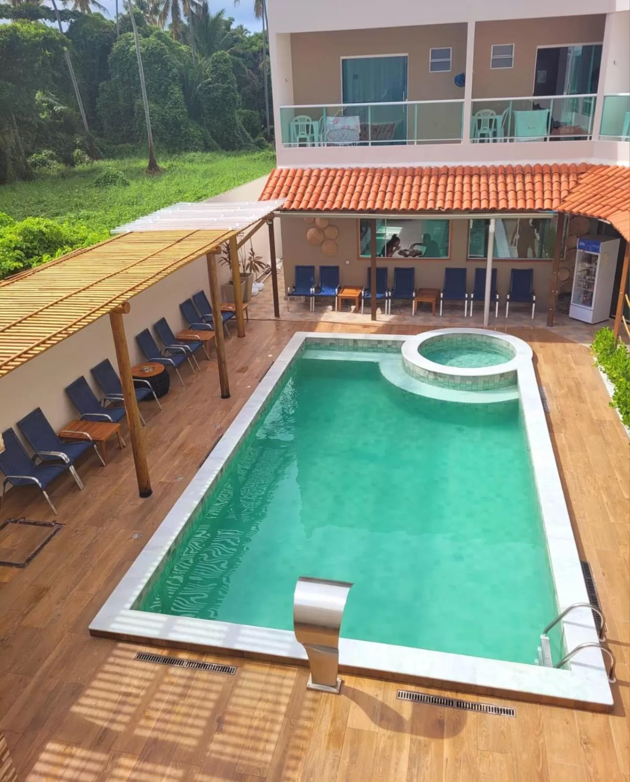 Swimming pool in Pousada Concha Dourada