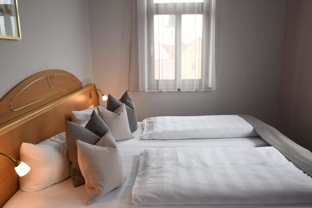 Bed in Hotel Anna Amalia