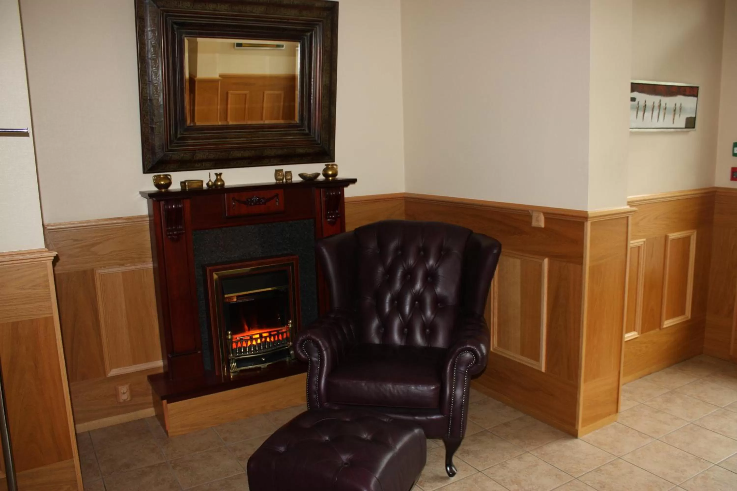 Lobby or reception in Øren Hotel