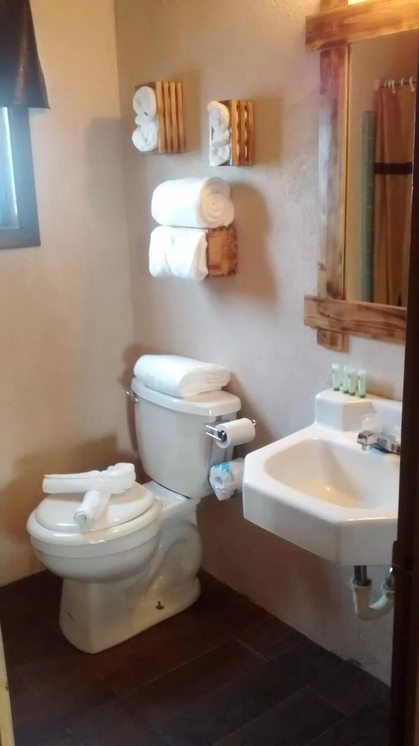 Bathroom in Adobe Sands Motel