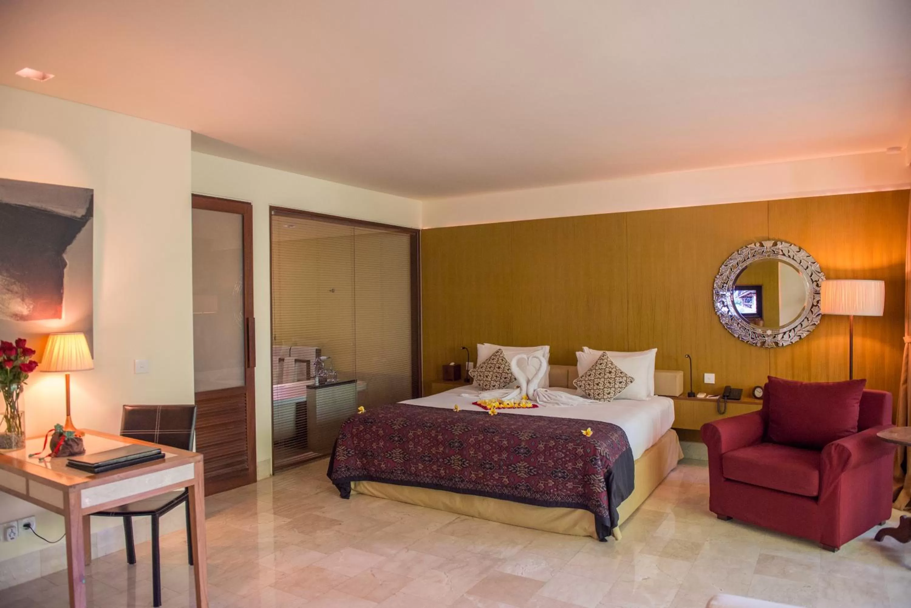 Bed in Komaneka at Rasa Sayang Ubud