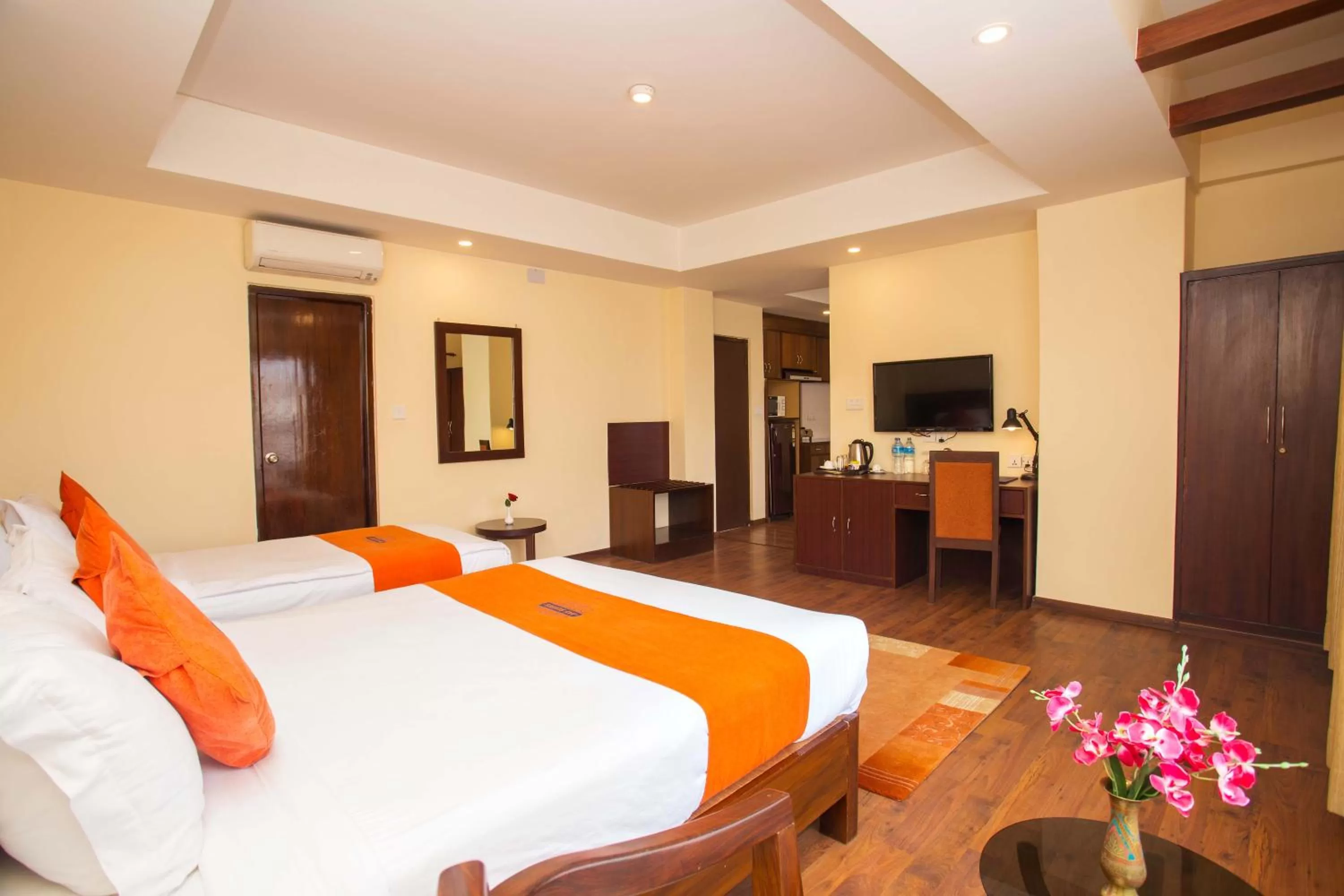 Photo of the whole room, Bed in Hotel Jay Suites