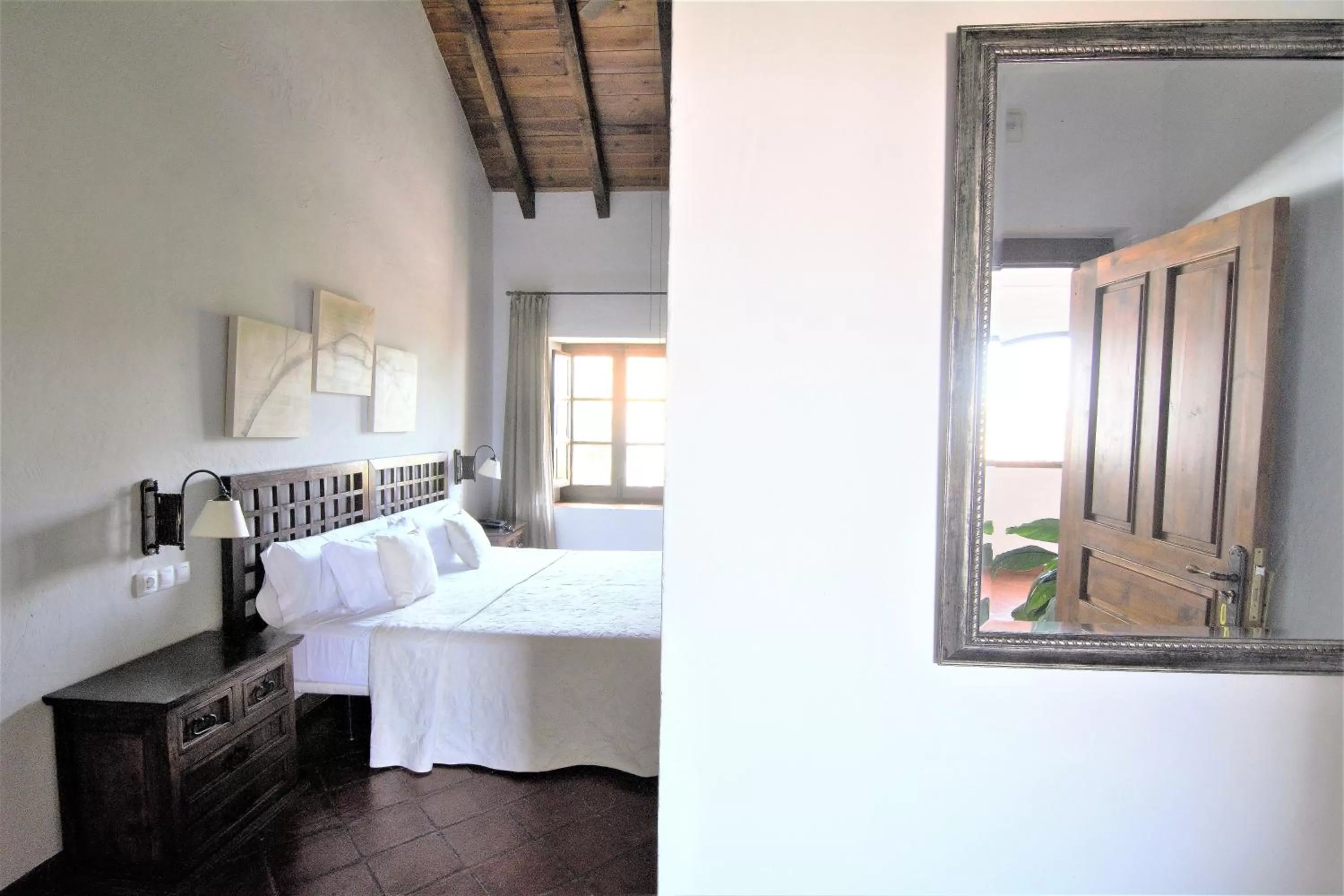 Bed in Hotel Fuente del Sol