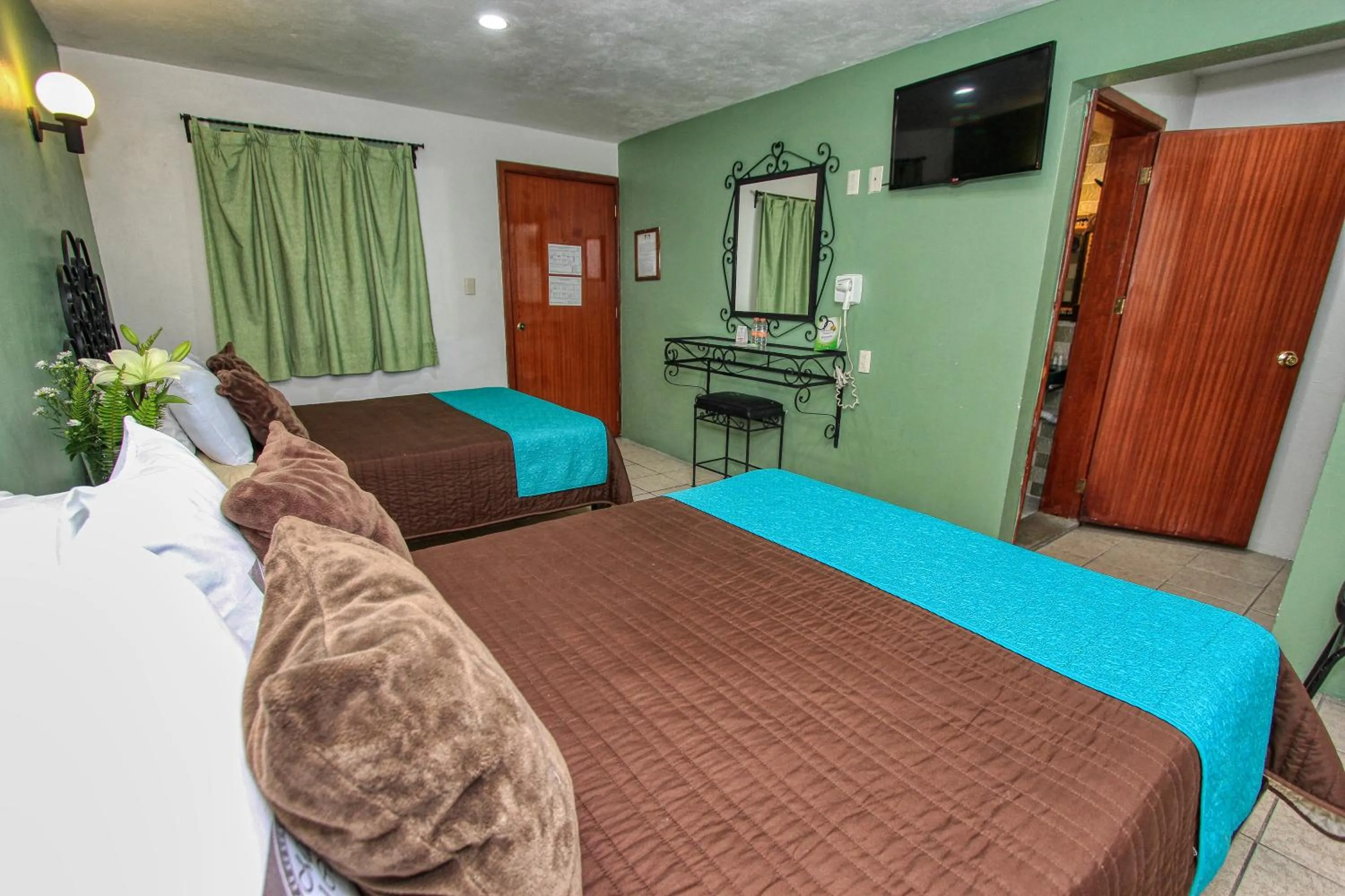 Bed in Hotel Mansion del Cantador