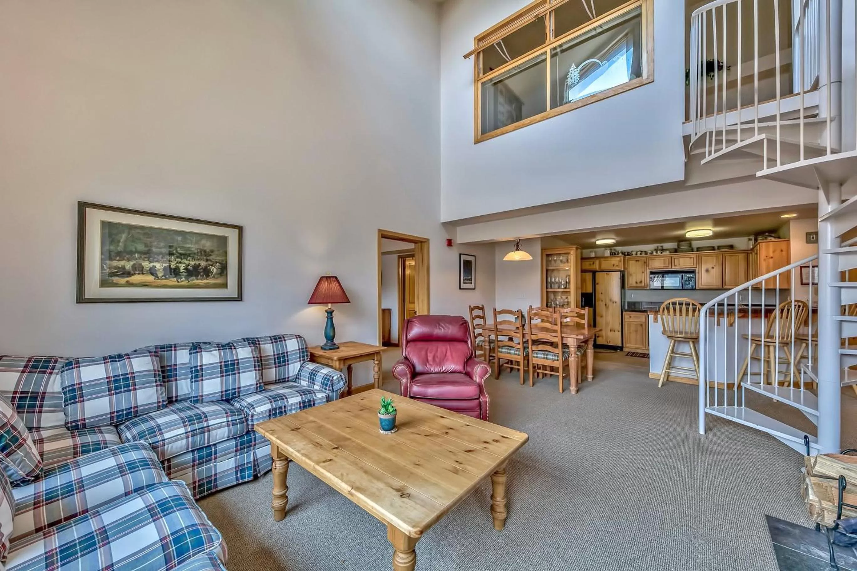 Living room in Kirkwood Mountain Resort Properties