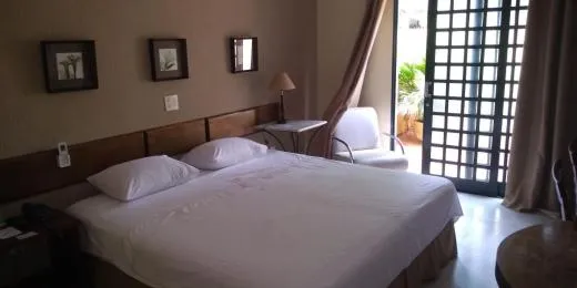 Bed in Mariá Plaza Hotel