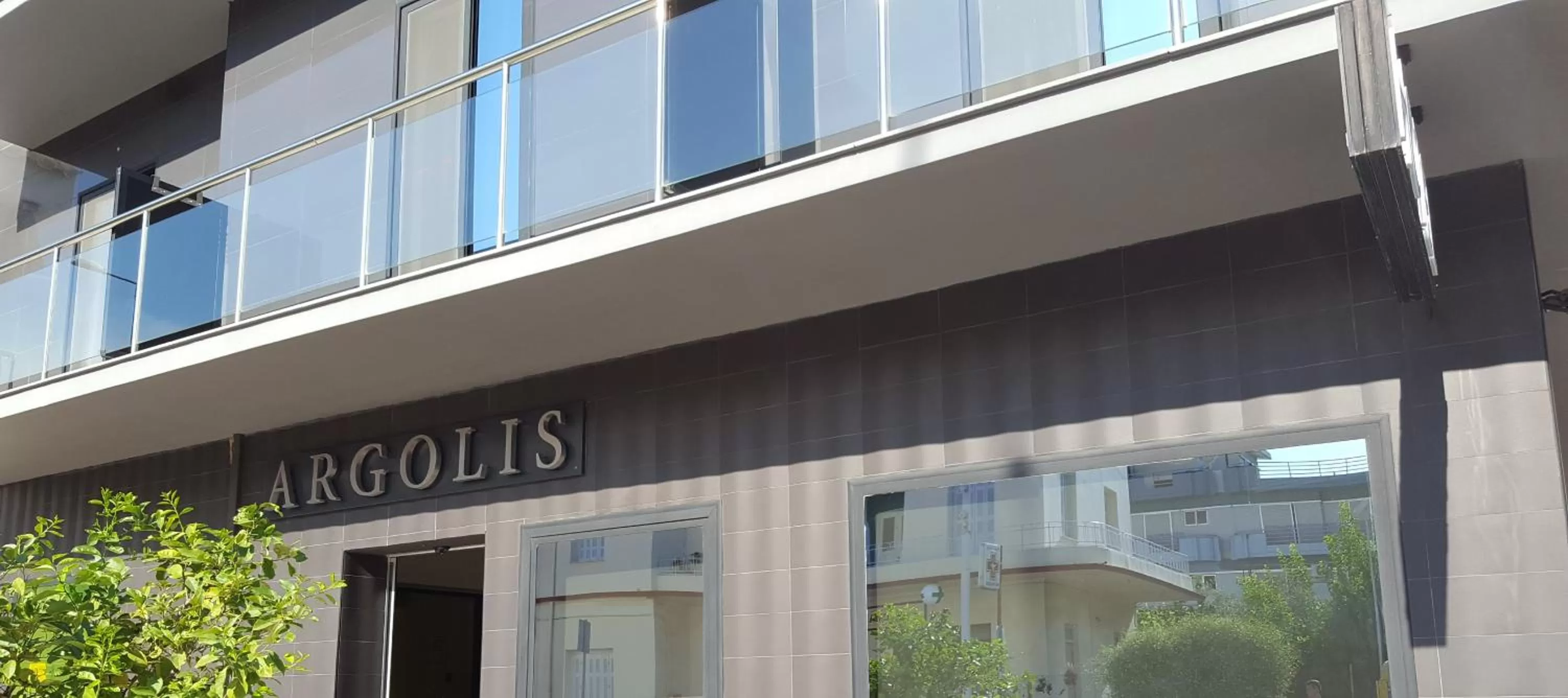 Facade/entrance in Argolis Hotel