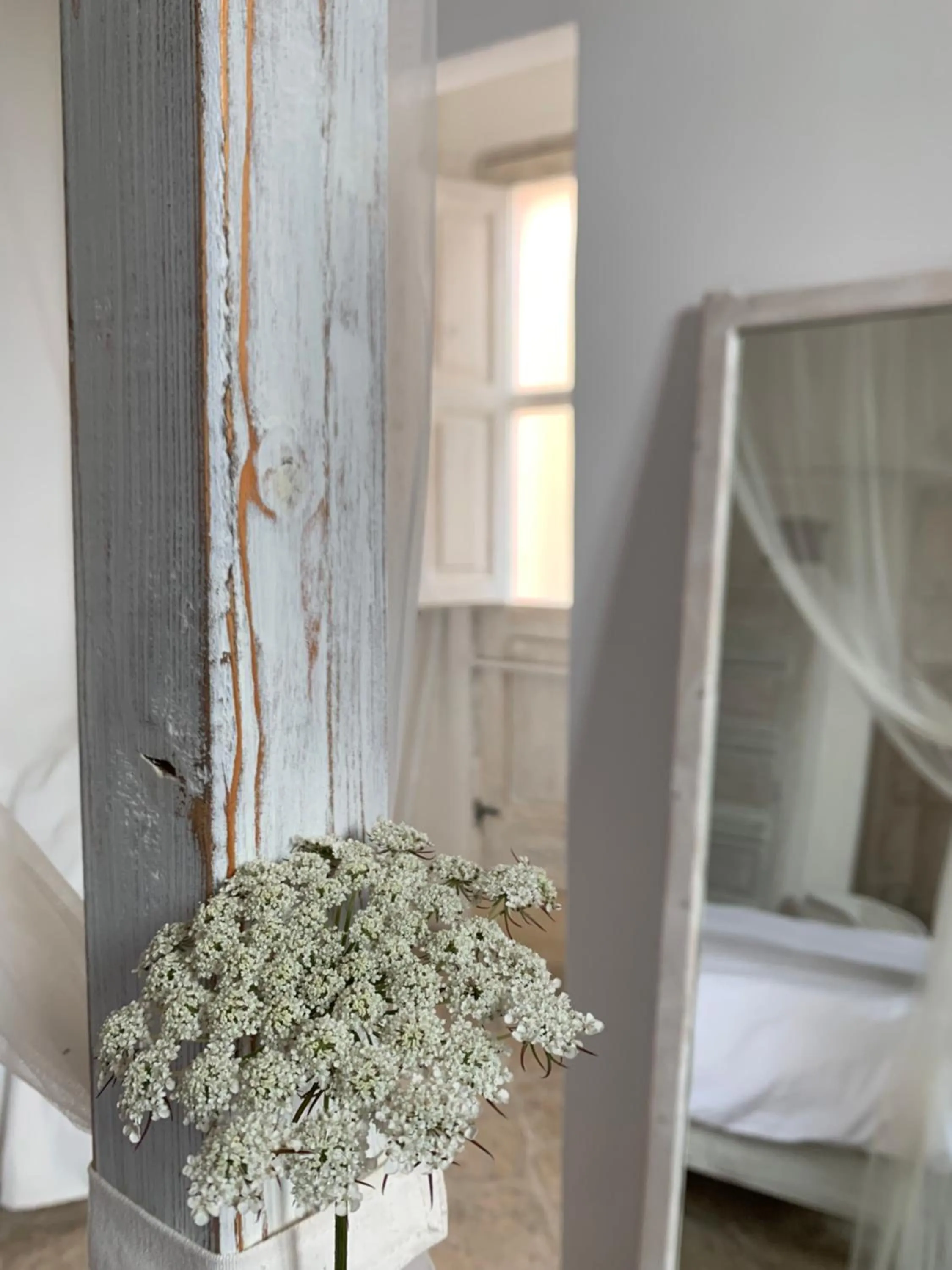 Decorative detail, Bed in Palazzo Castriota