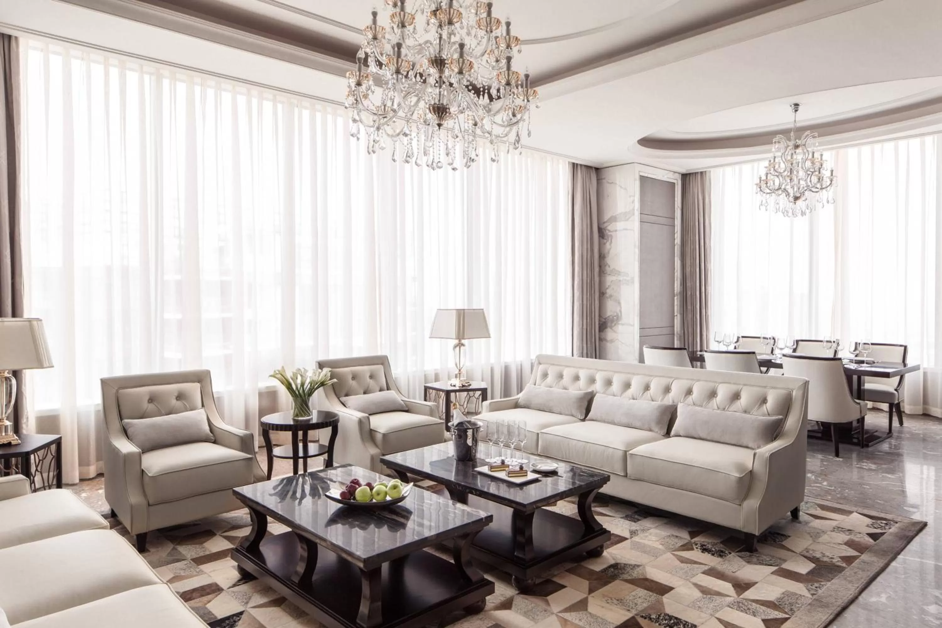 Living room in Shunde Marriott Hotel