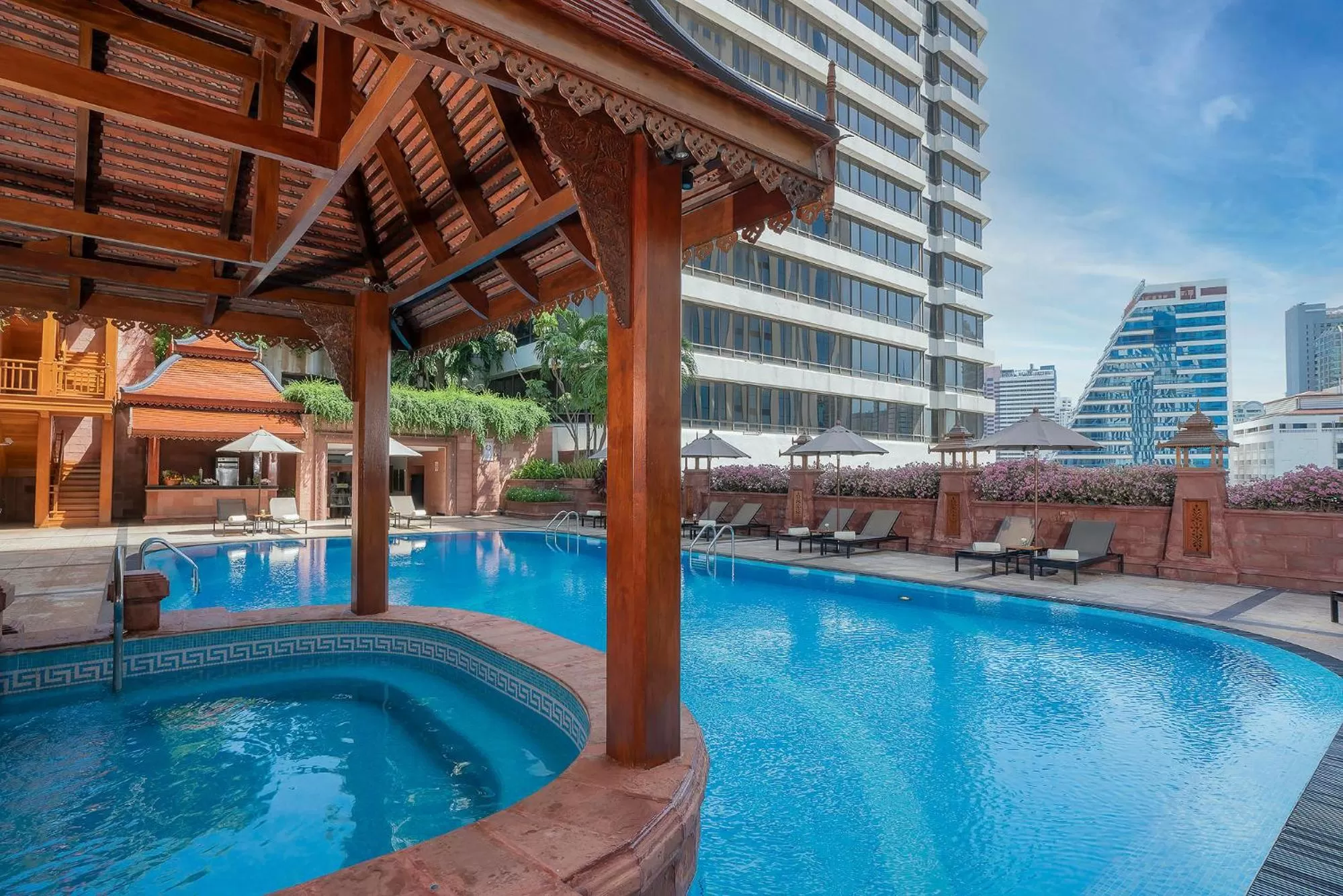 Swimming pool in The Landmark Bangkok