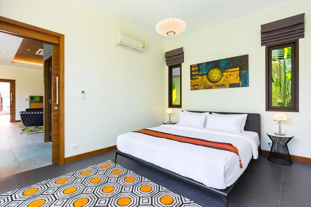 Bed in Inspire Villas Phuket