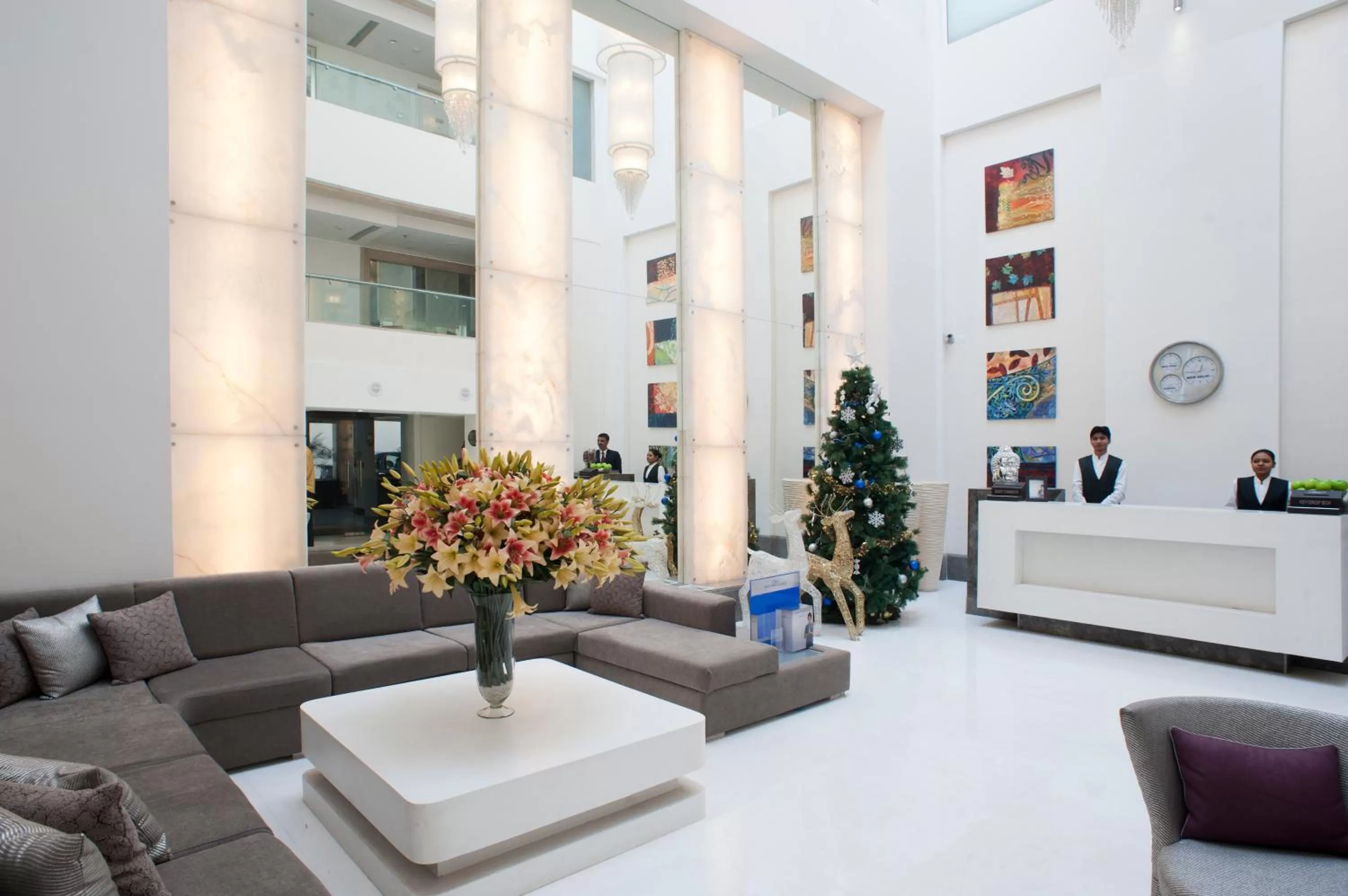 Lobby or reception in The Ashtan Sarovar Portico