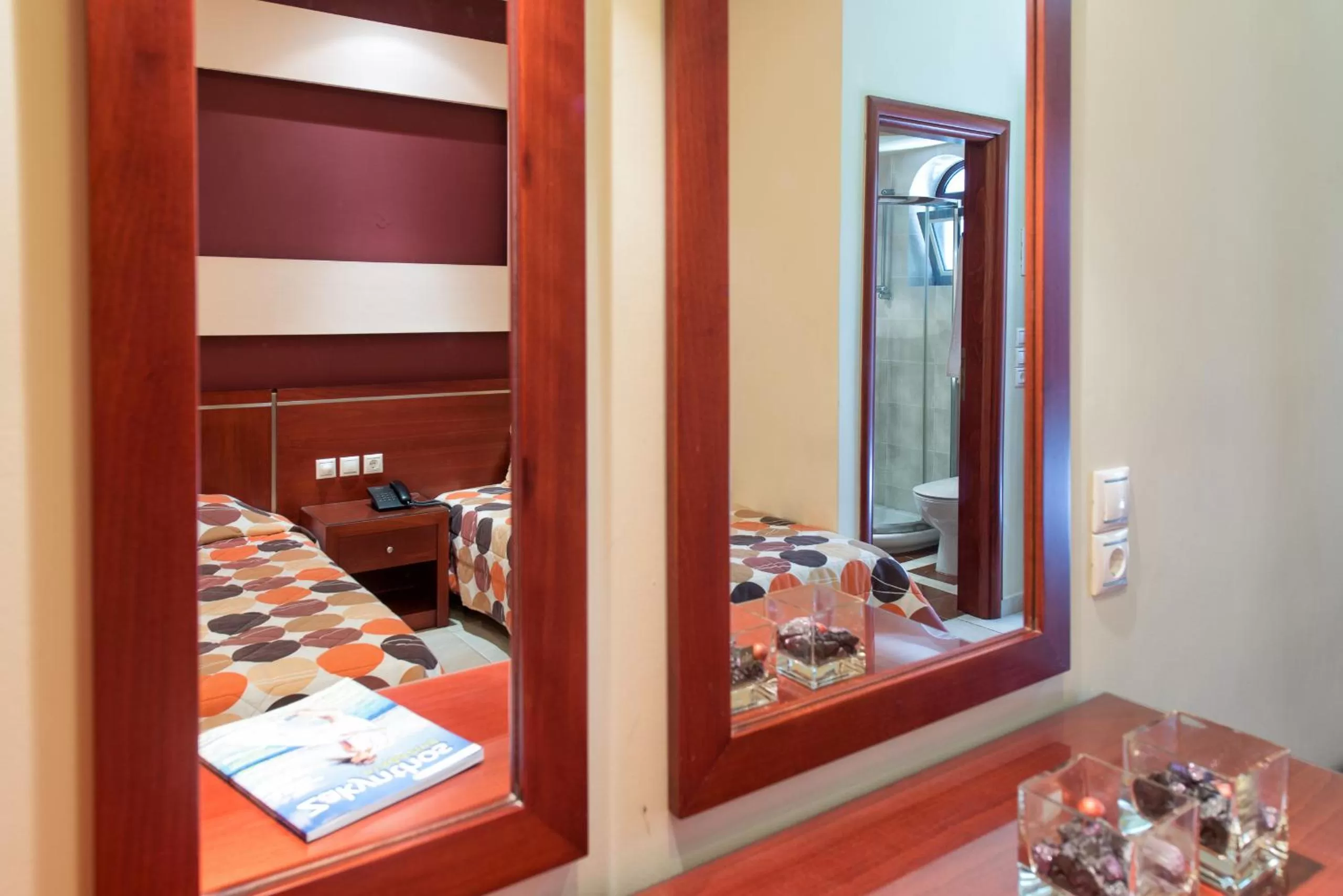 Decorative detail, Bed in Canadian Hotel