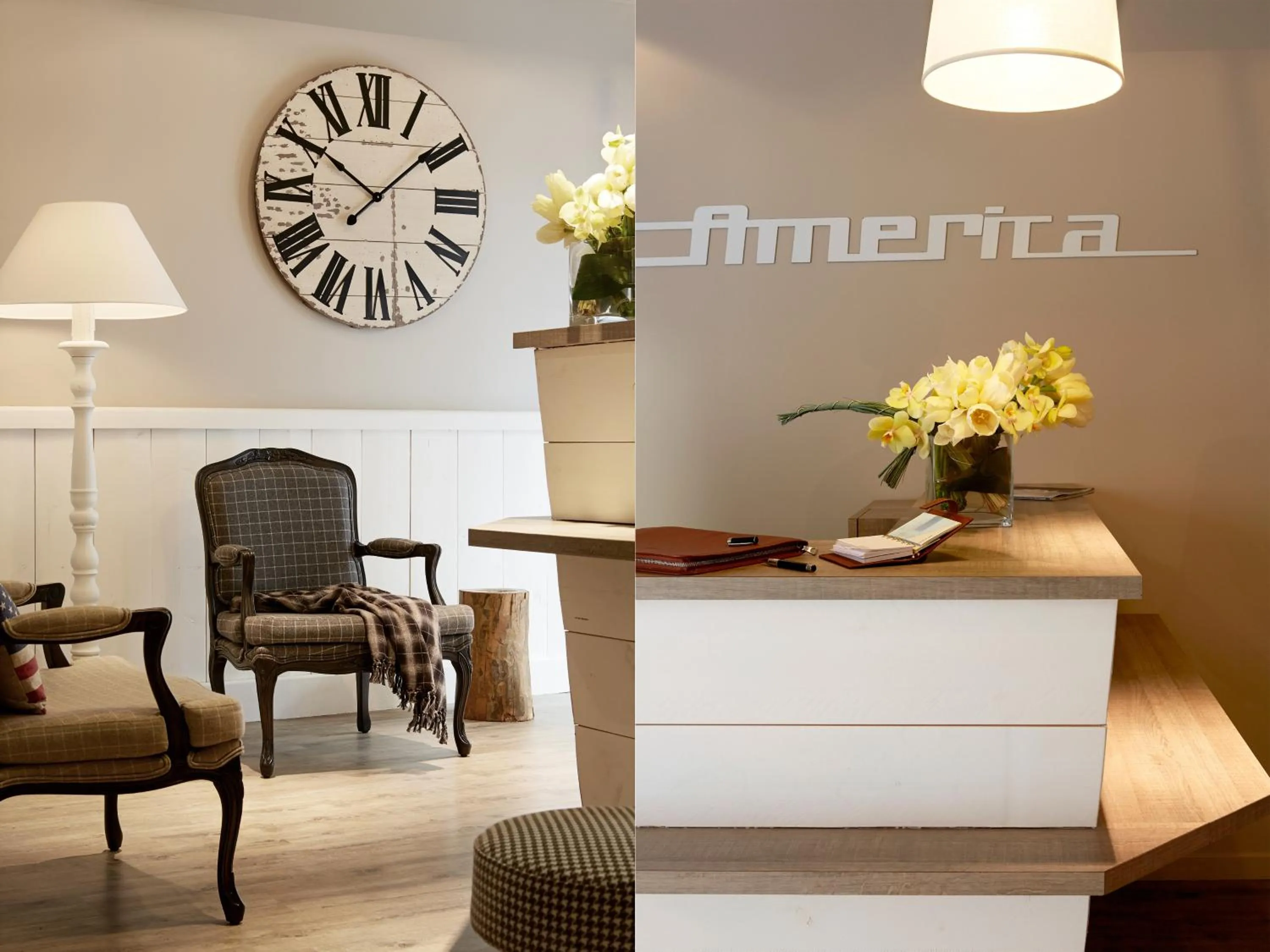 Lobby or reception in Hotel America