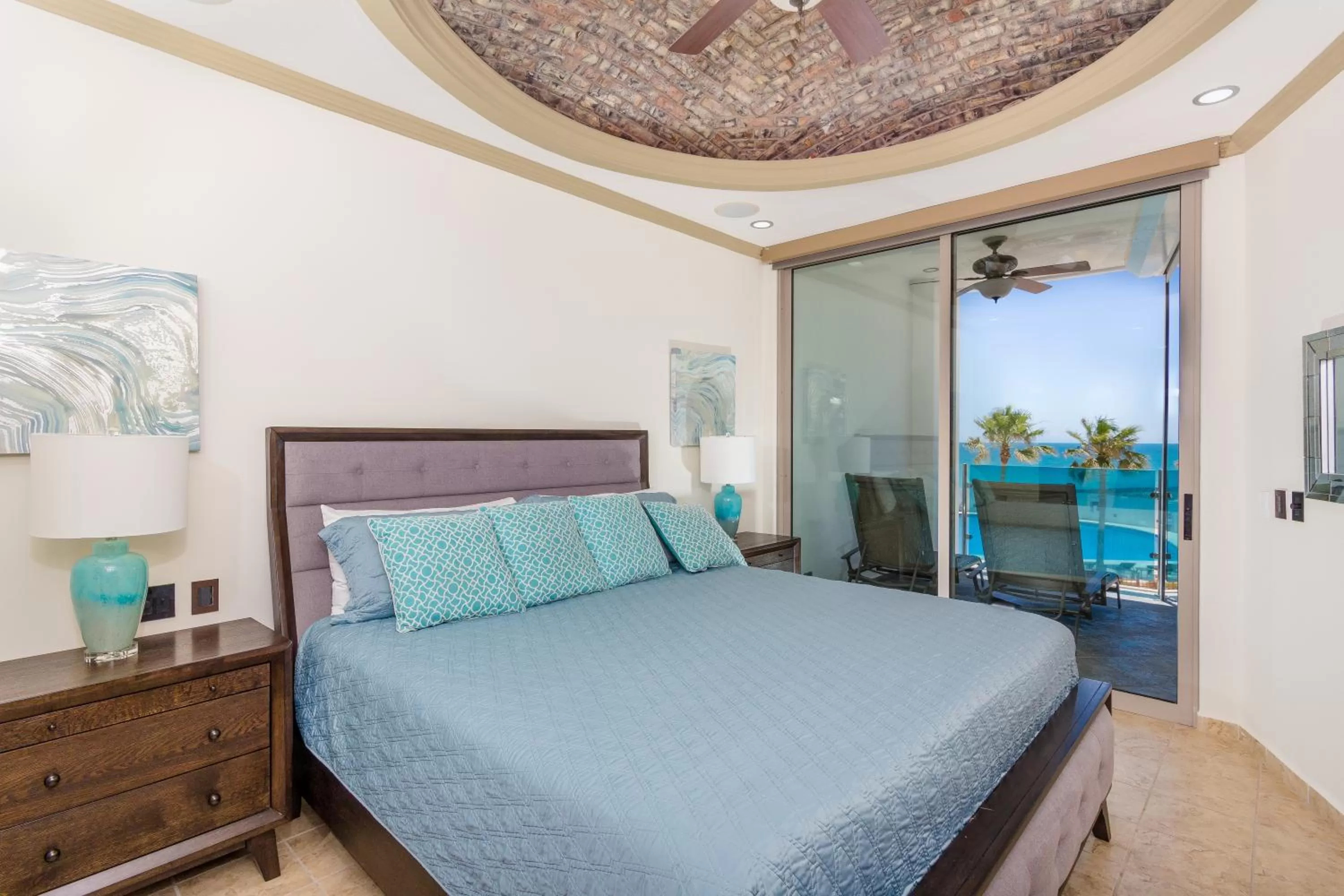 Bed in Esmeralda Beach Resort