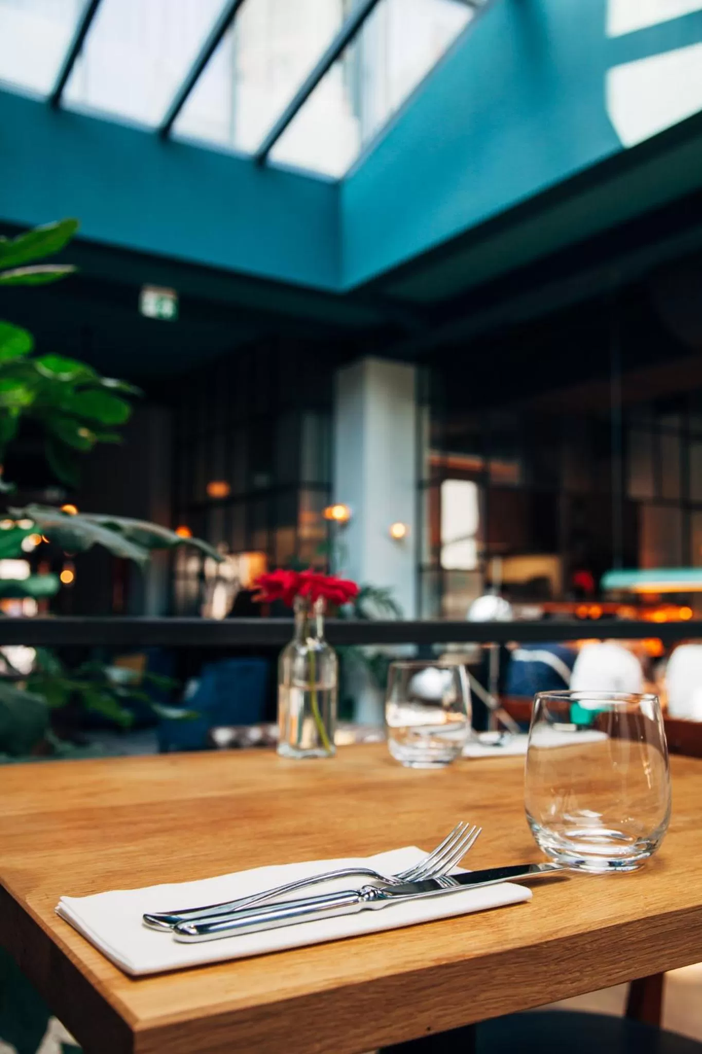 Dining area in The Bank Hotel