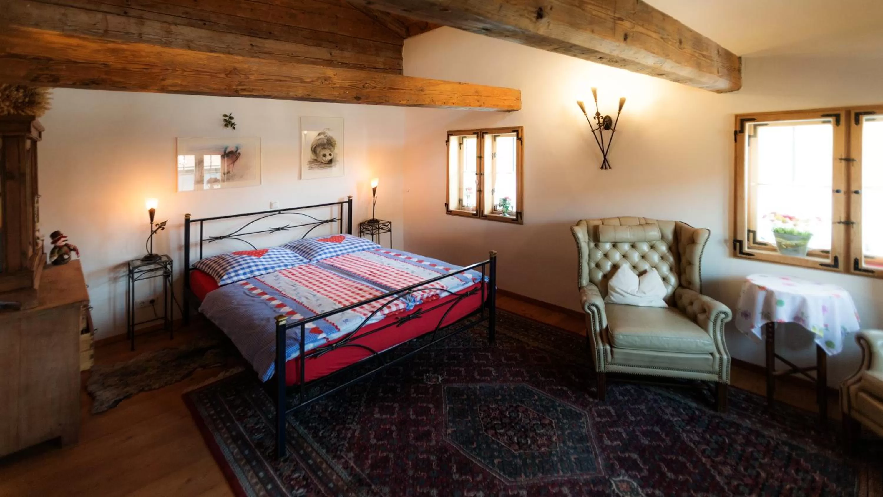 Photo of the whole room, Bed in Biohof Hausberg