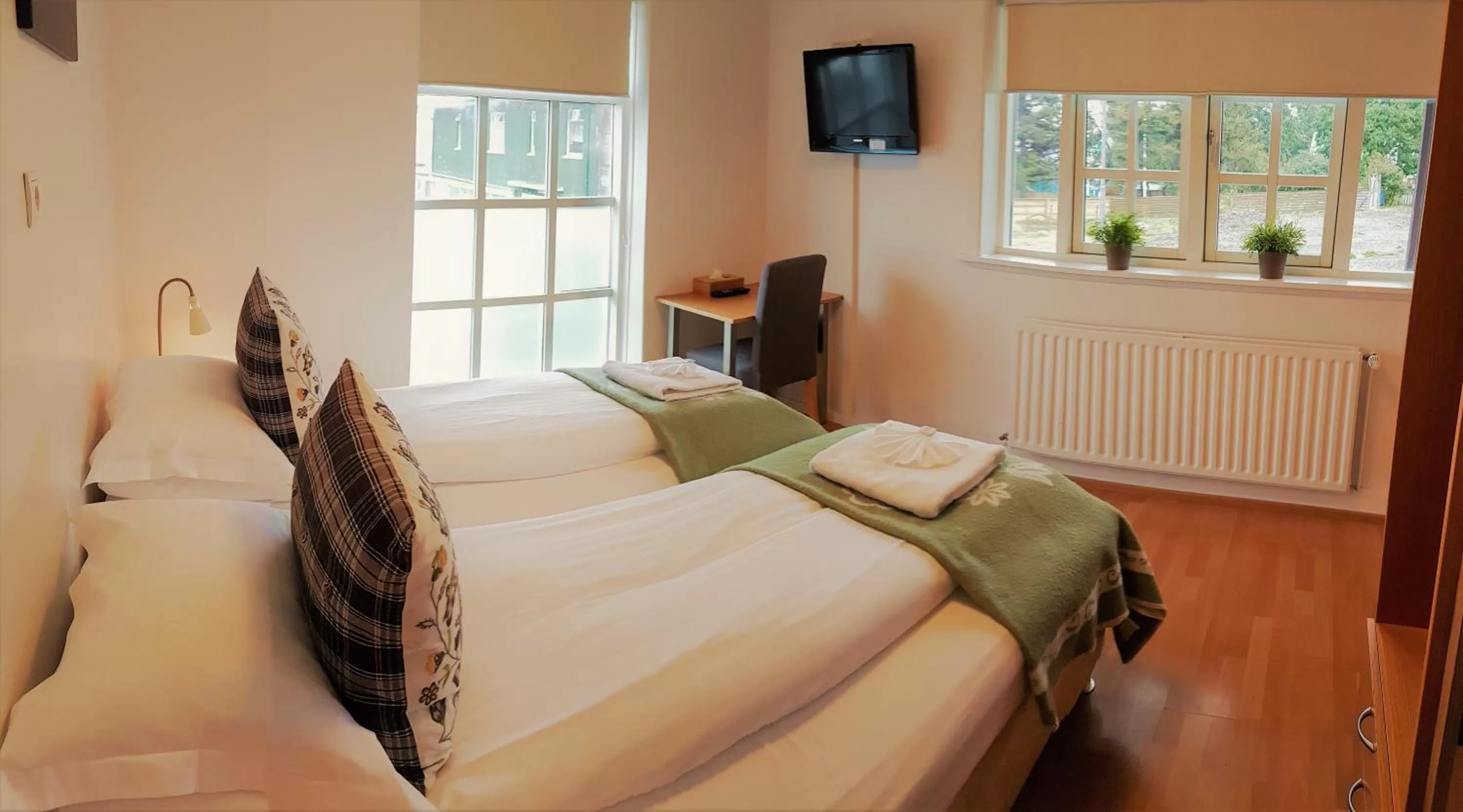 Bedroom, Bed in Hótel Tindastóll