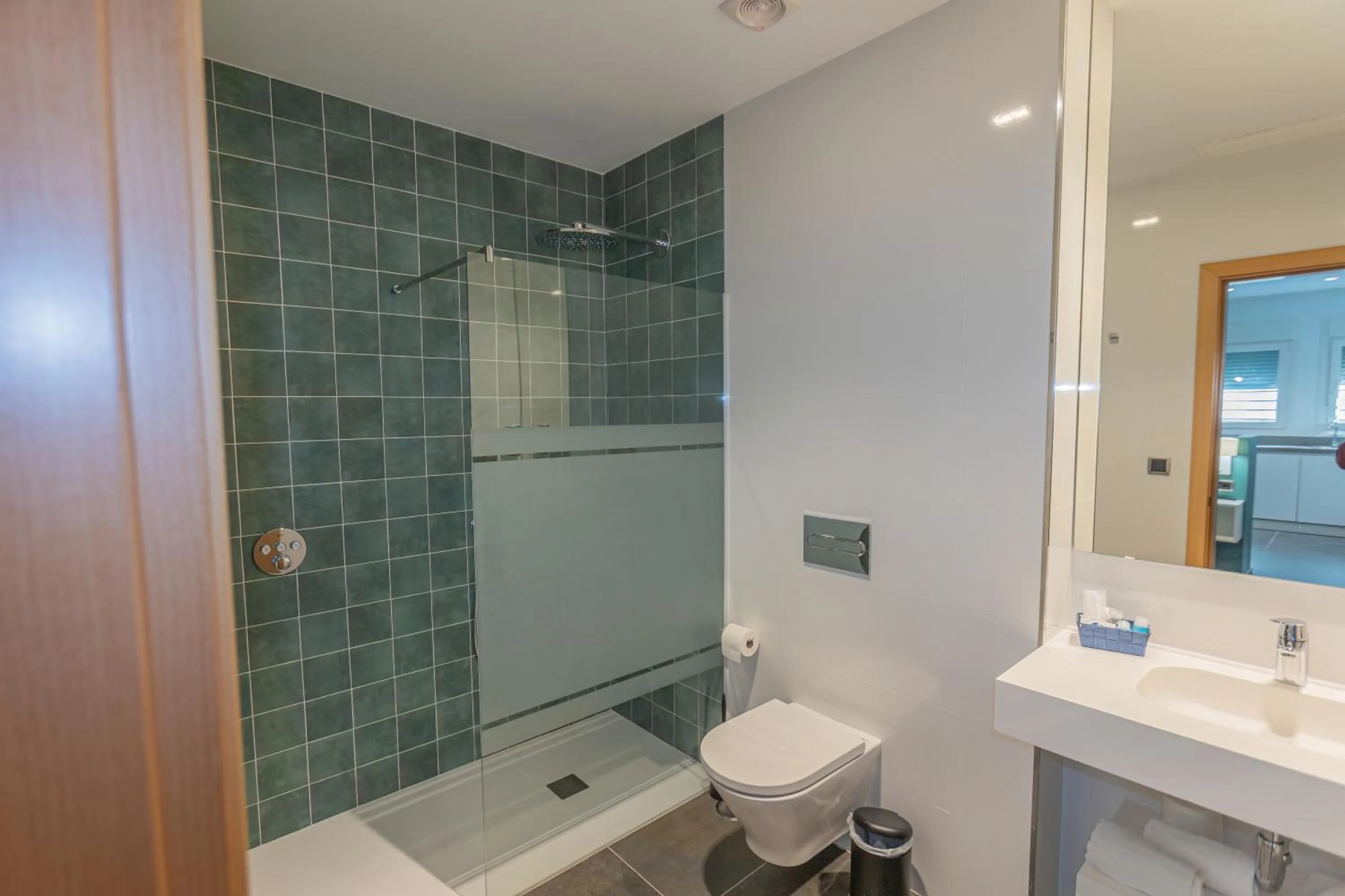 Bathroom in Hotel Adiafa