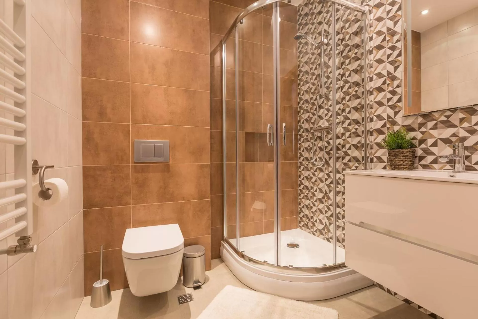 Bathroom in Aparthotel Giewont