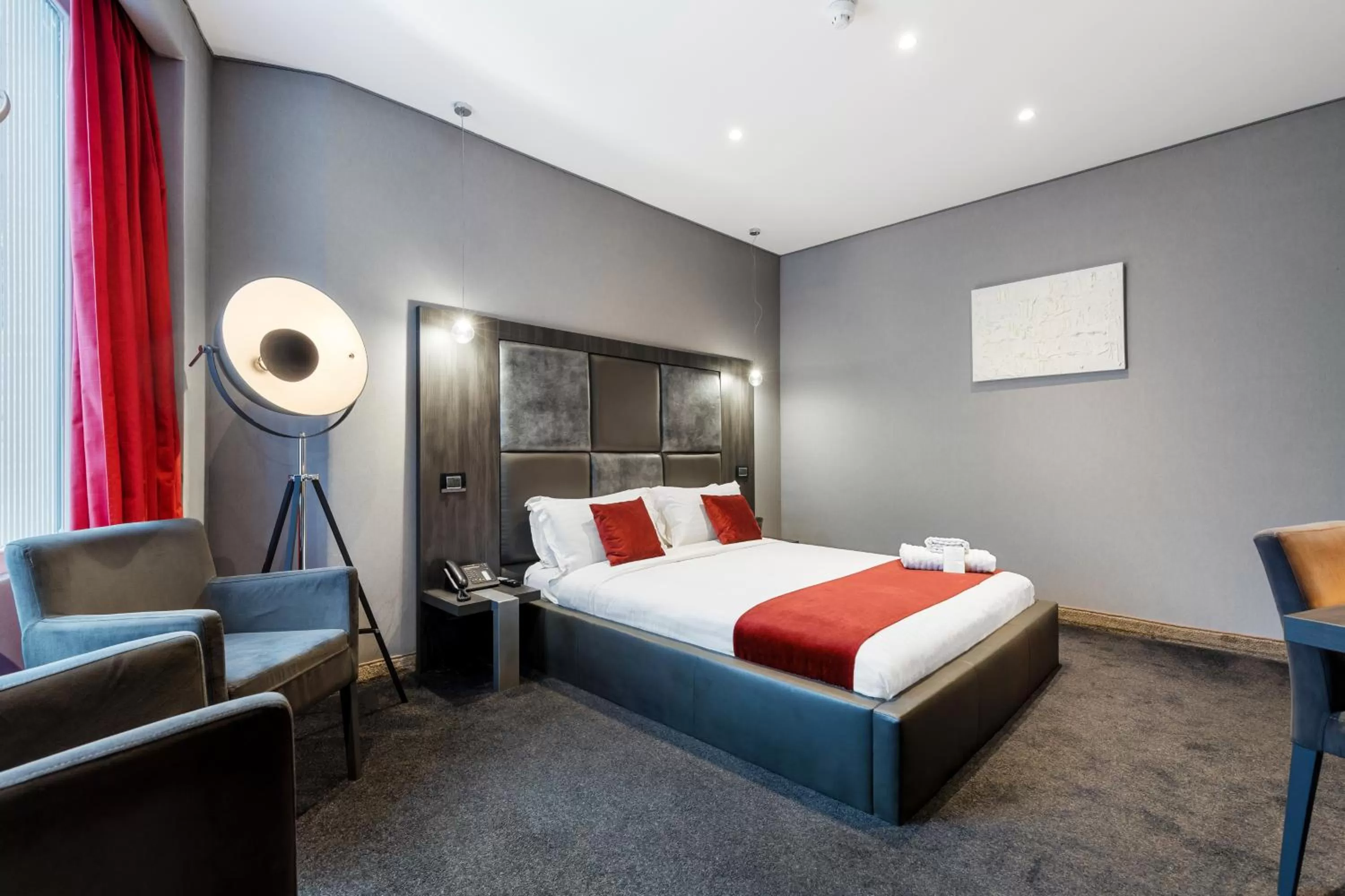 Bed in The Bryson Hotel