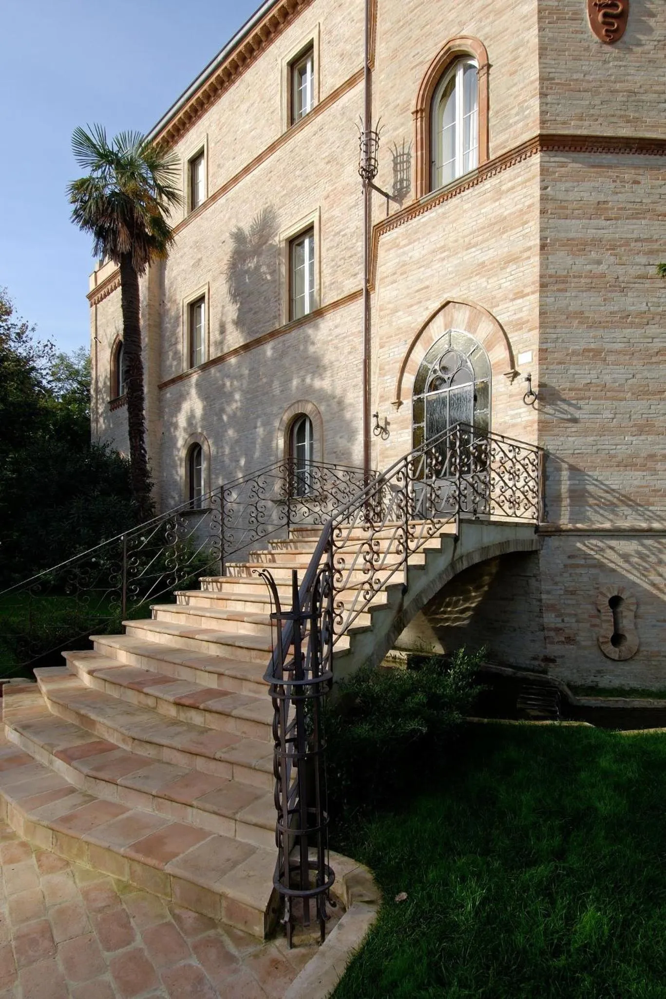 Facade/entrance in Castello Montegiove