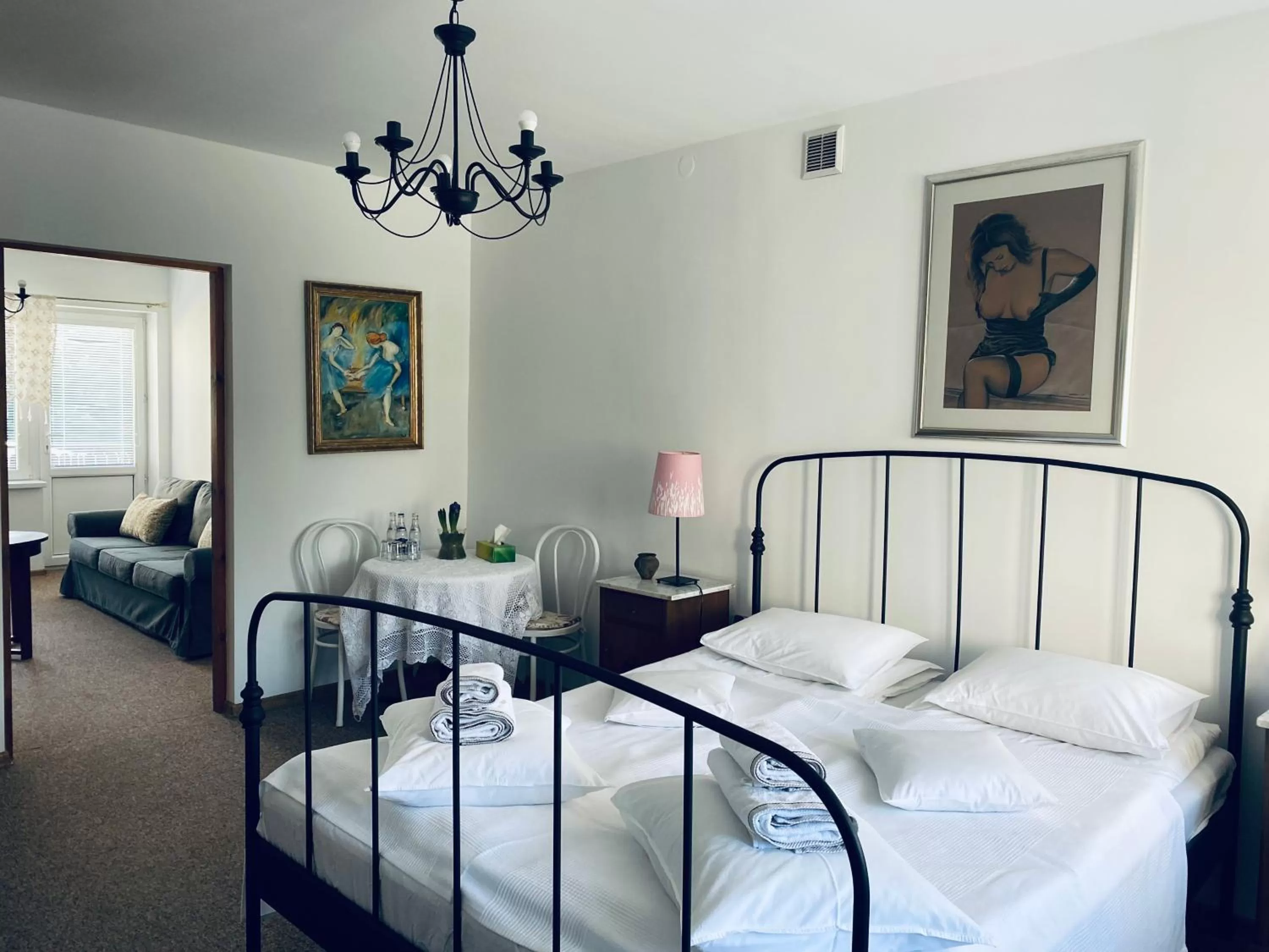 Bed in Restauracja Pensjonat Buda