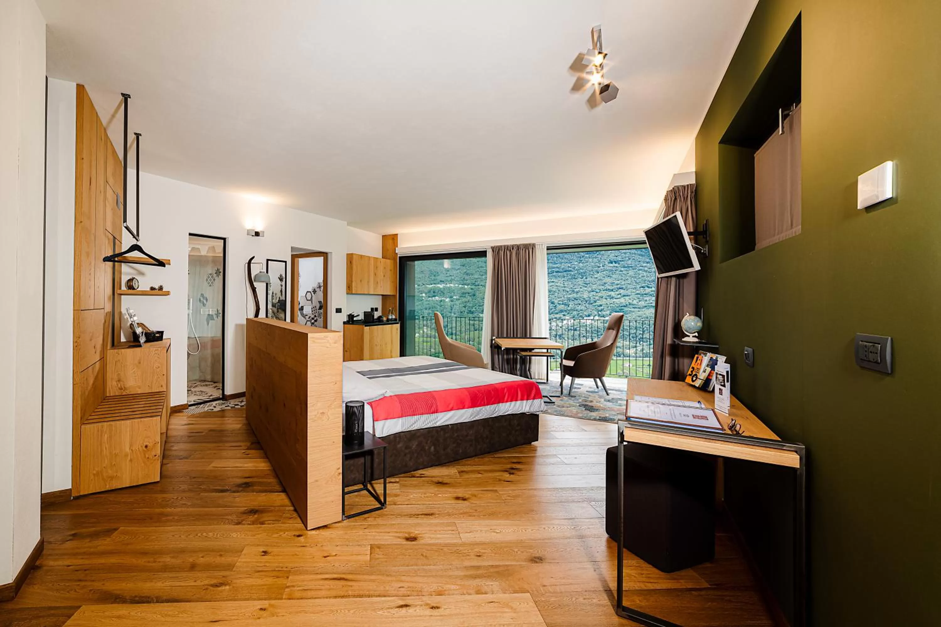 Bed in Cà Rossa #panoramic suite