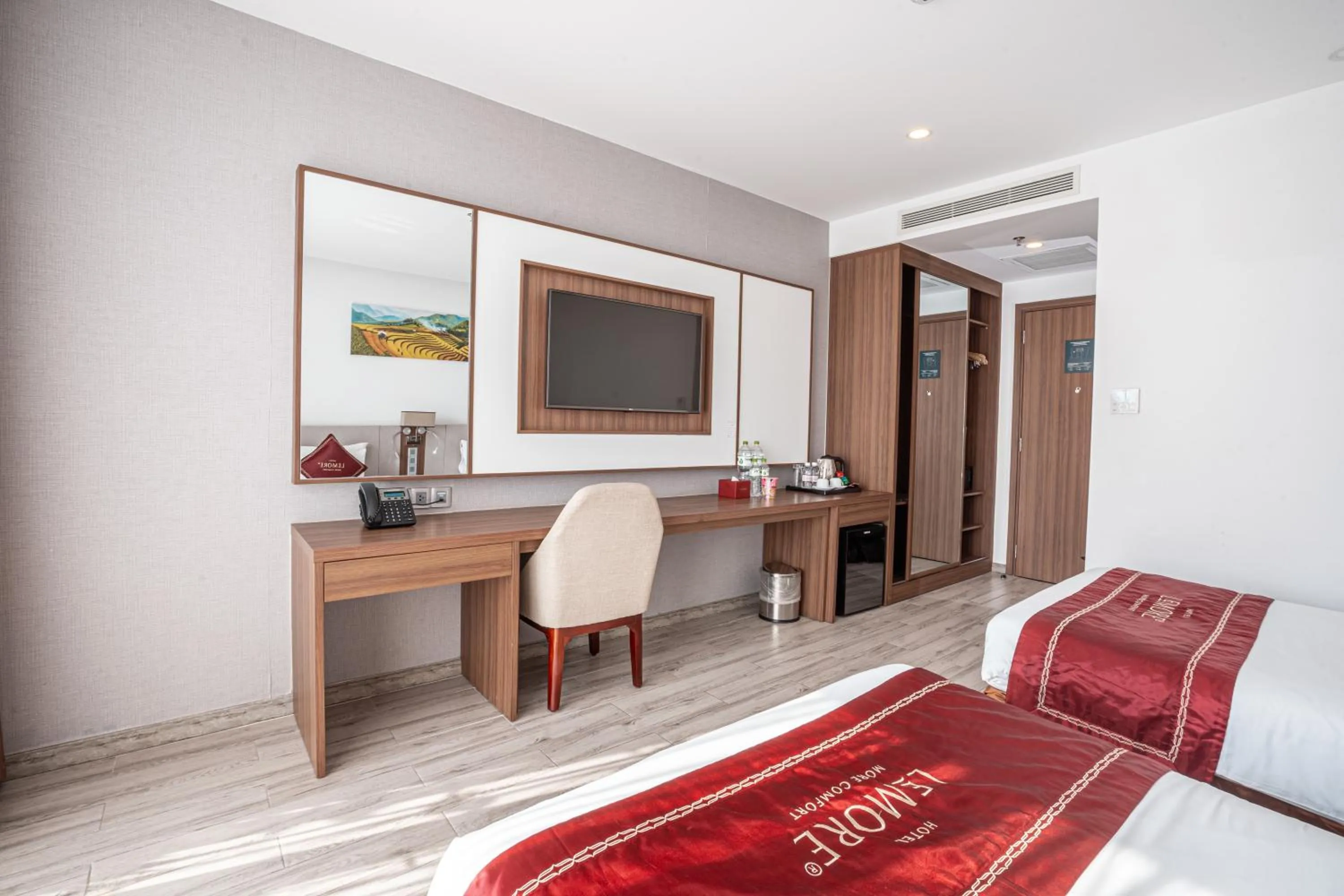 Bed in LeMore Hotel Nha Trang