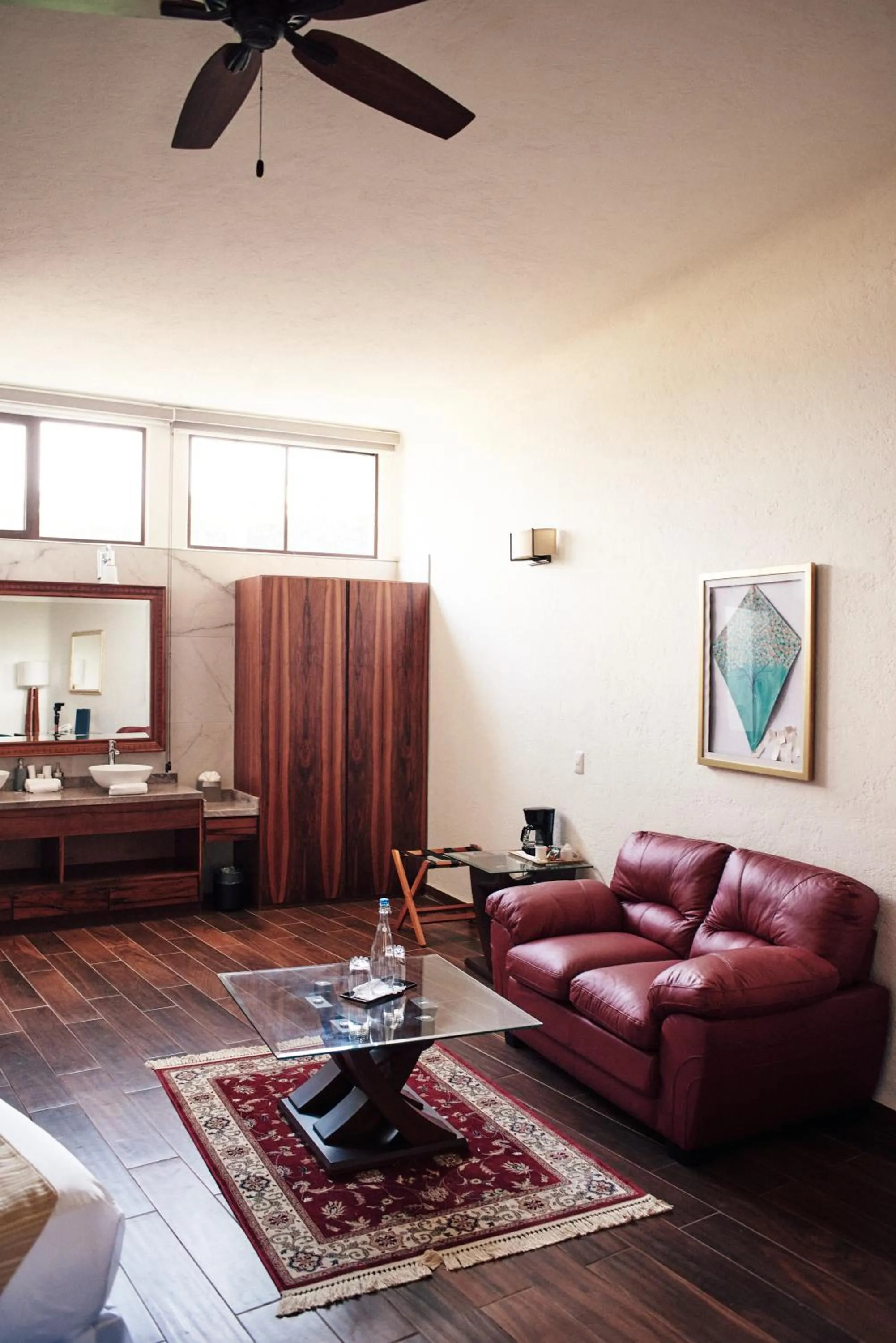 Seating area in La Buena Vibra Wellness Resort & Spa