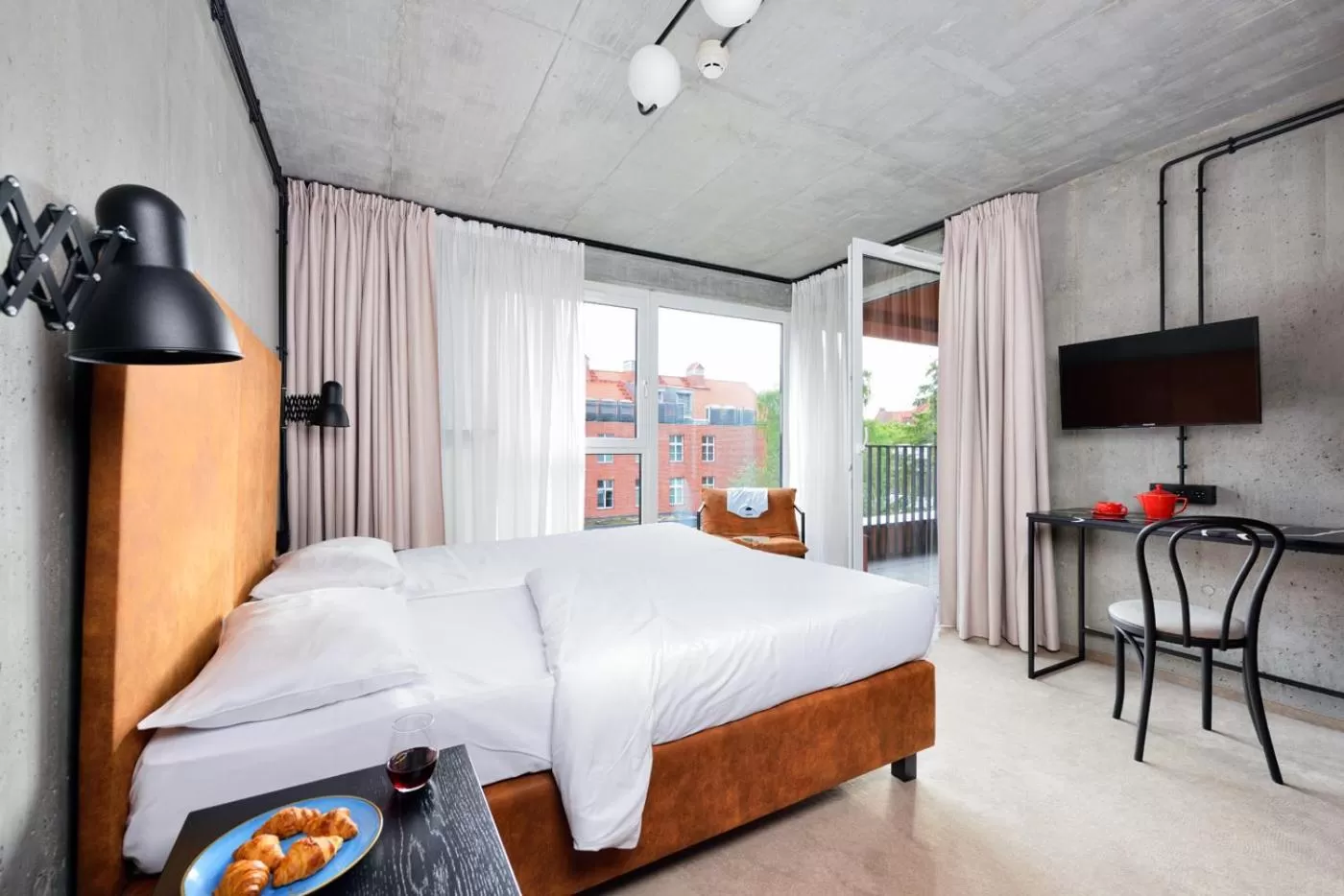 Bed in ARCHE Dwór Uphagena Gdańsk