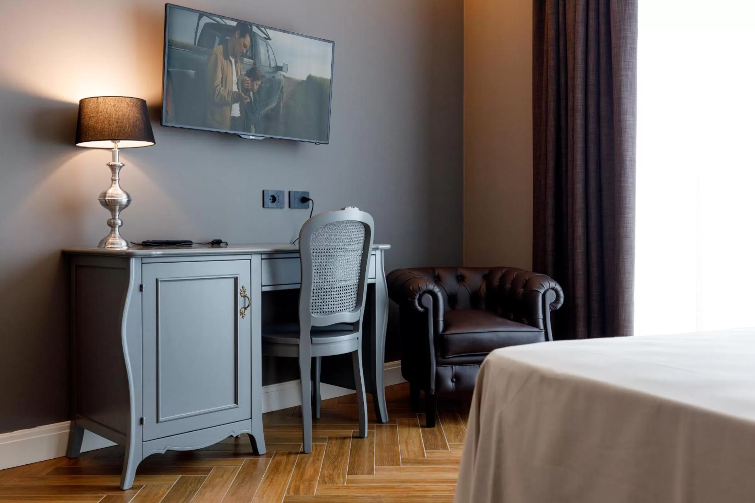 Bed in Art Hotel Ventaglio