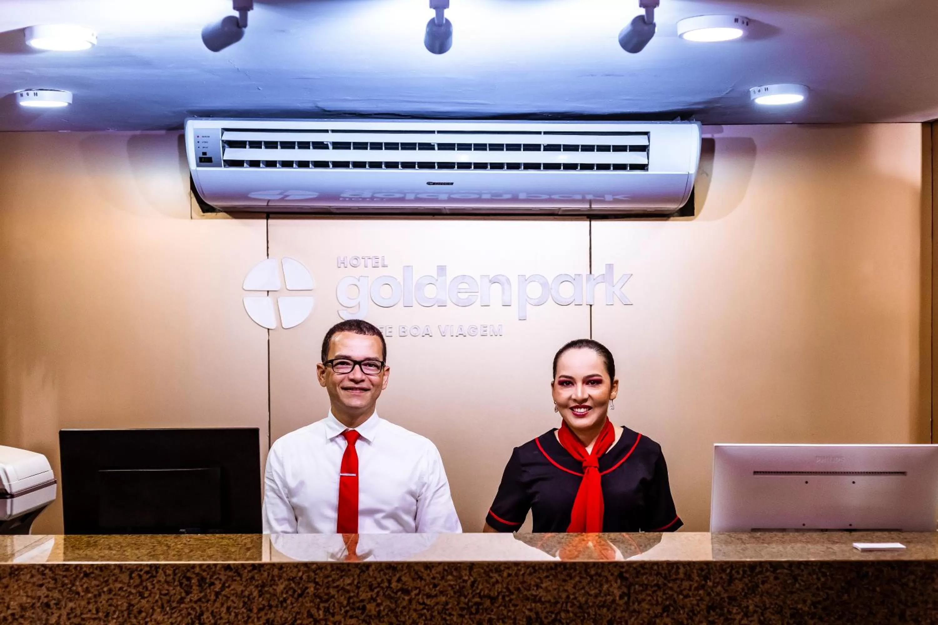 Lobby or reception in Hotel Golden Park Recife Boa Viagem By Nacional Inn
