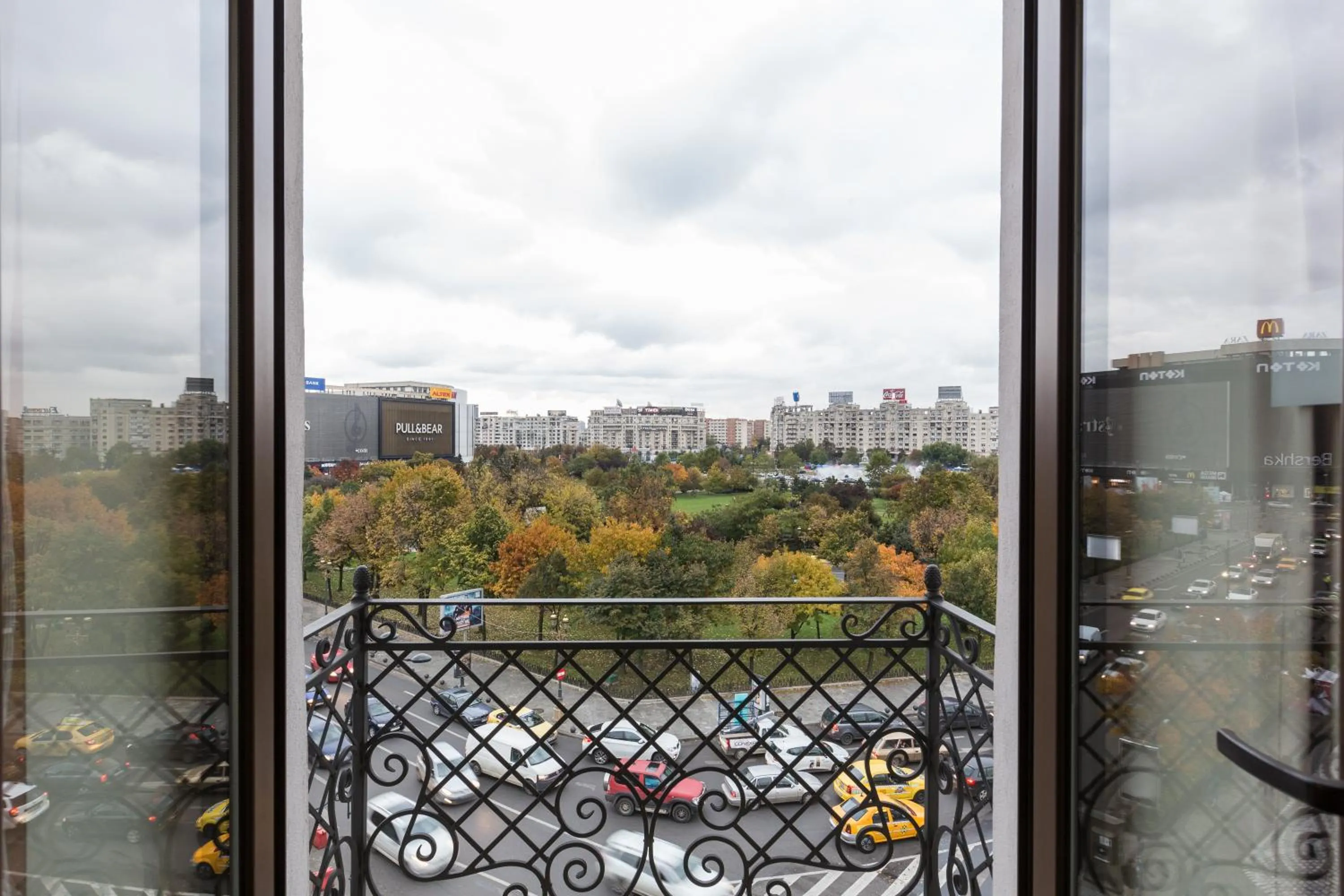 City view in Europa Royale Bucharest