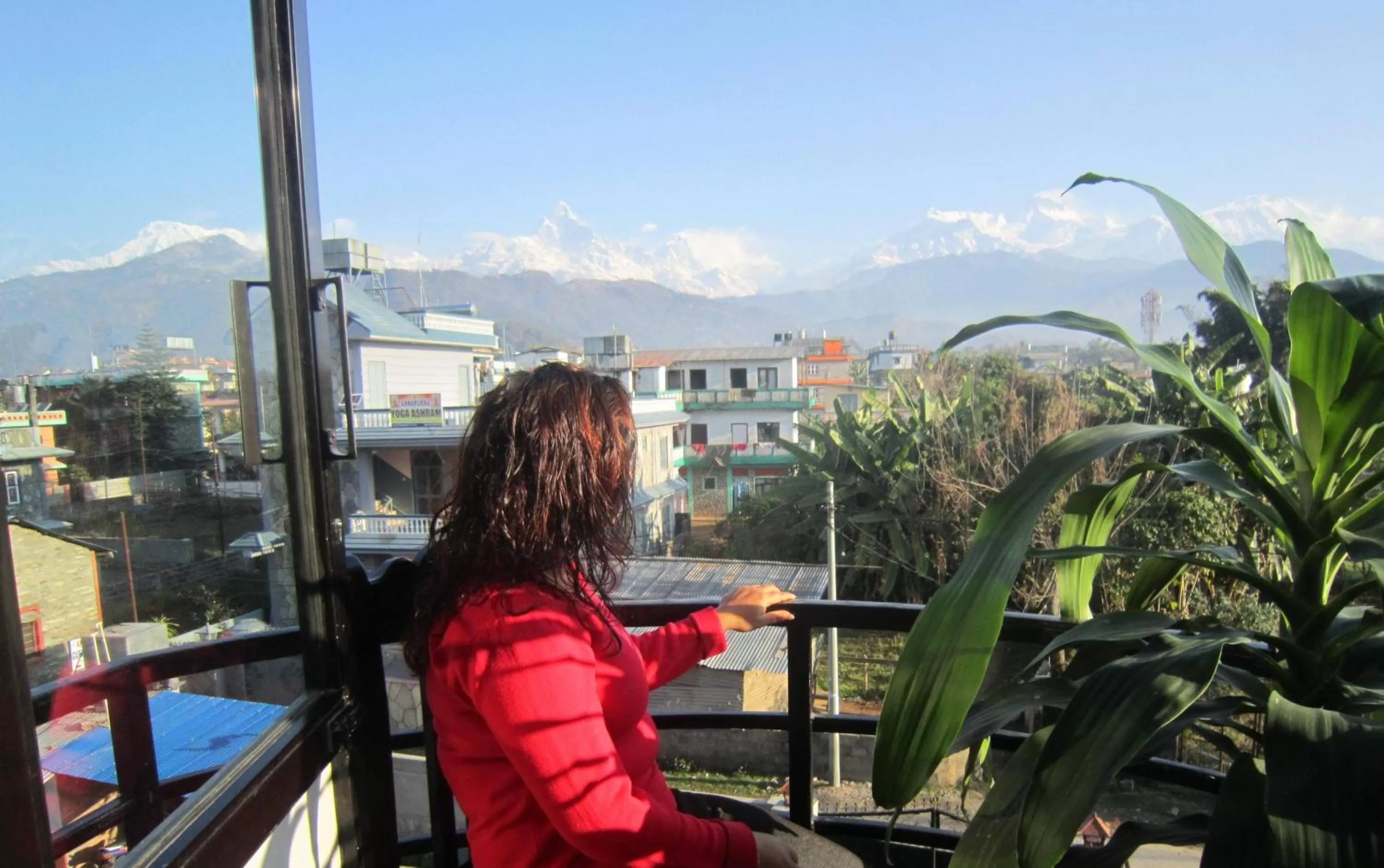 Mountain view in New Annapurna Guest House