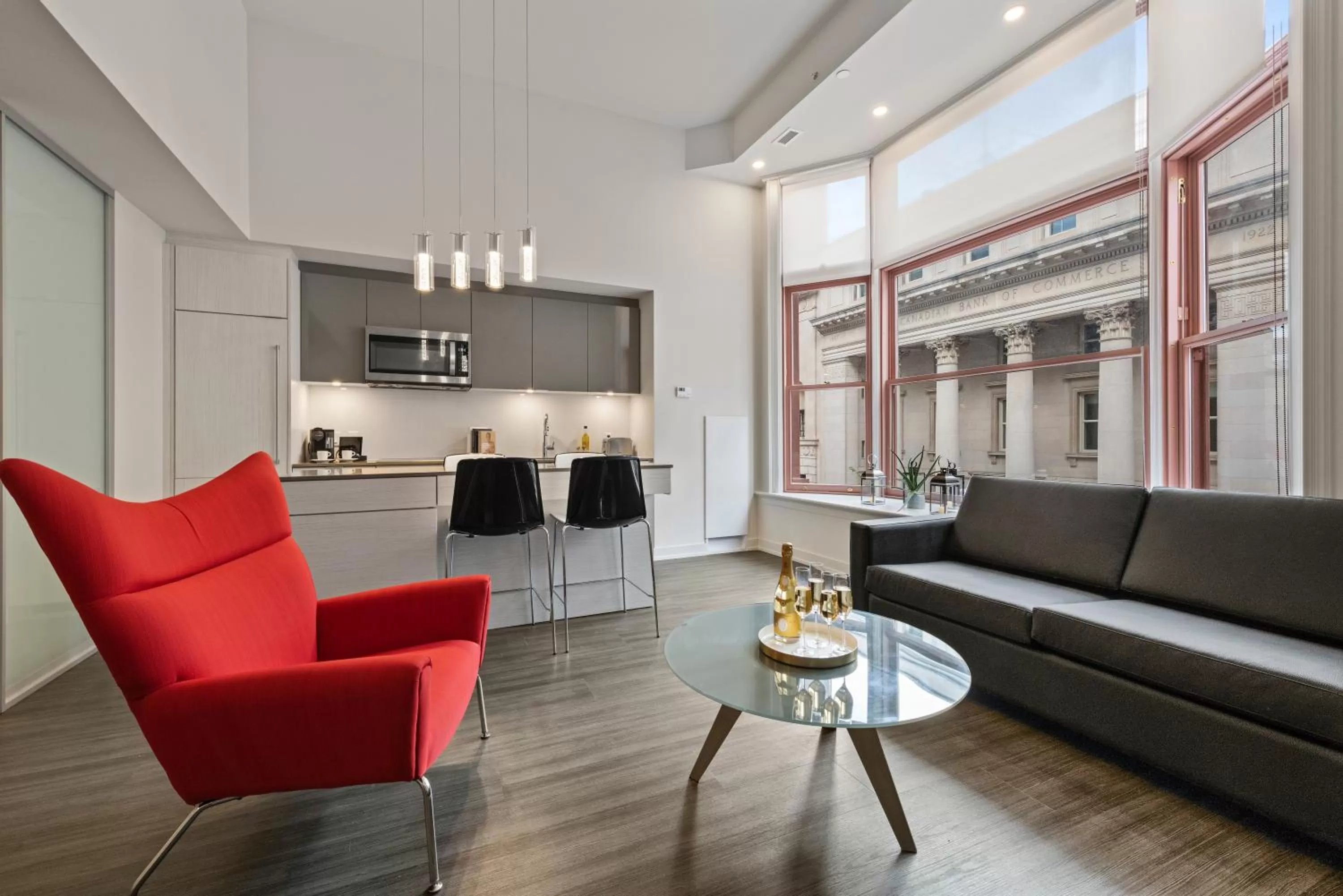 Living room in reStays Ottawa