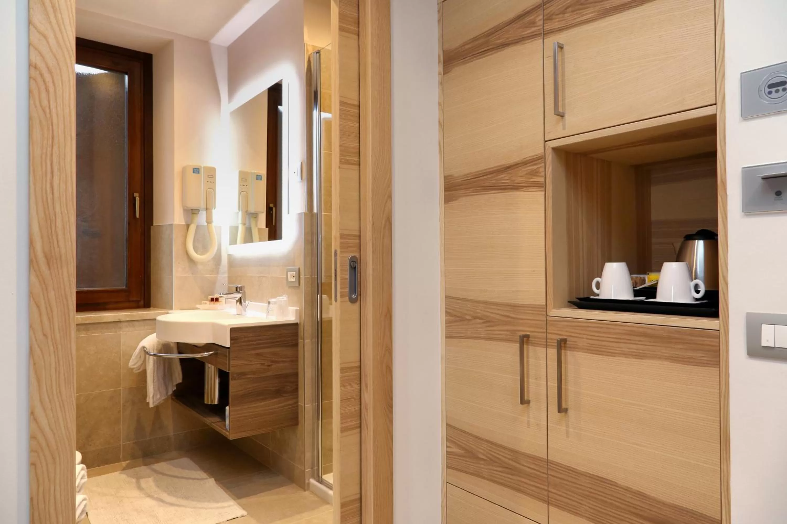 Shower in Hotel Garden