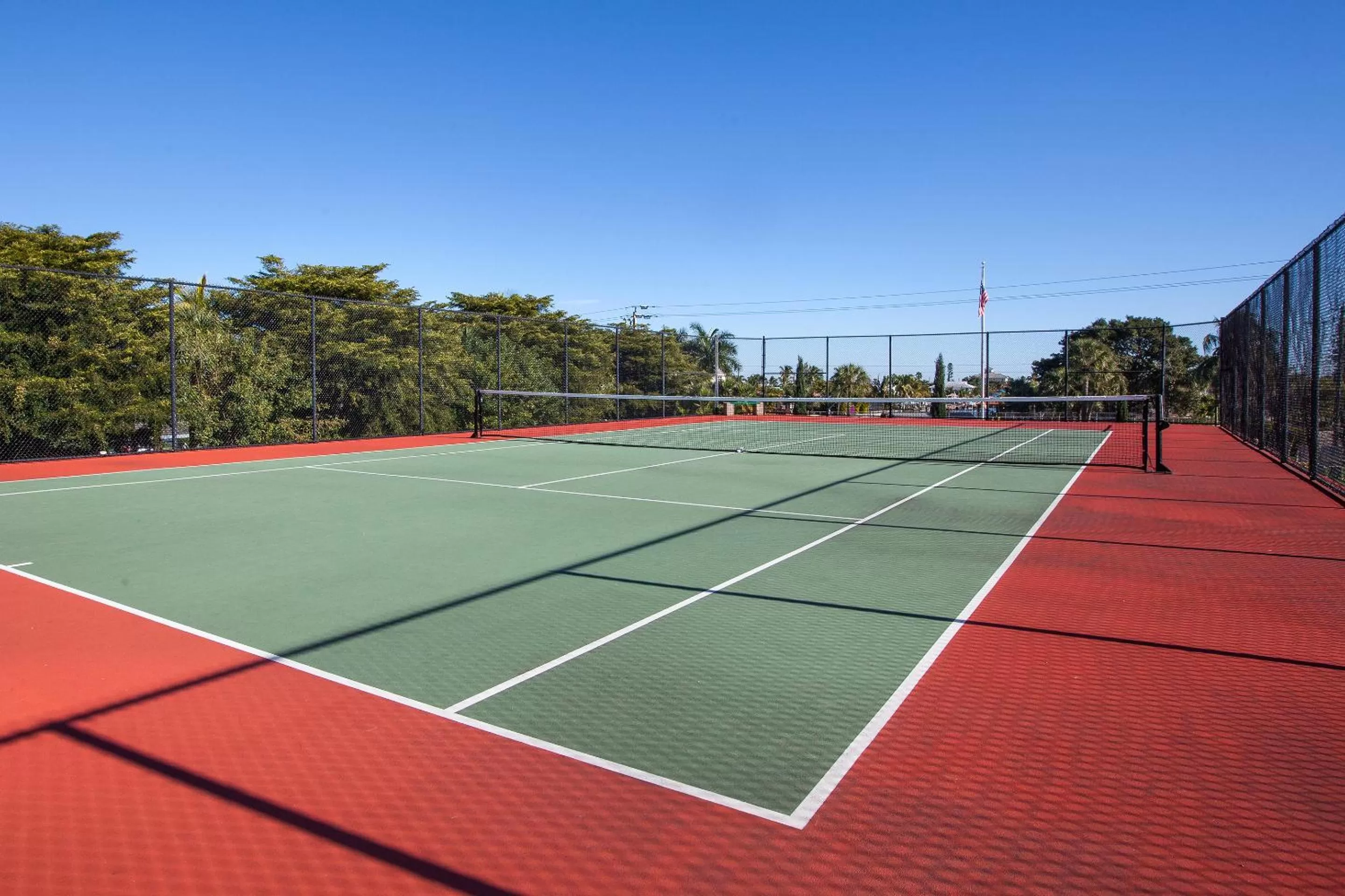 Tennis court in GullWing Beach Resort