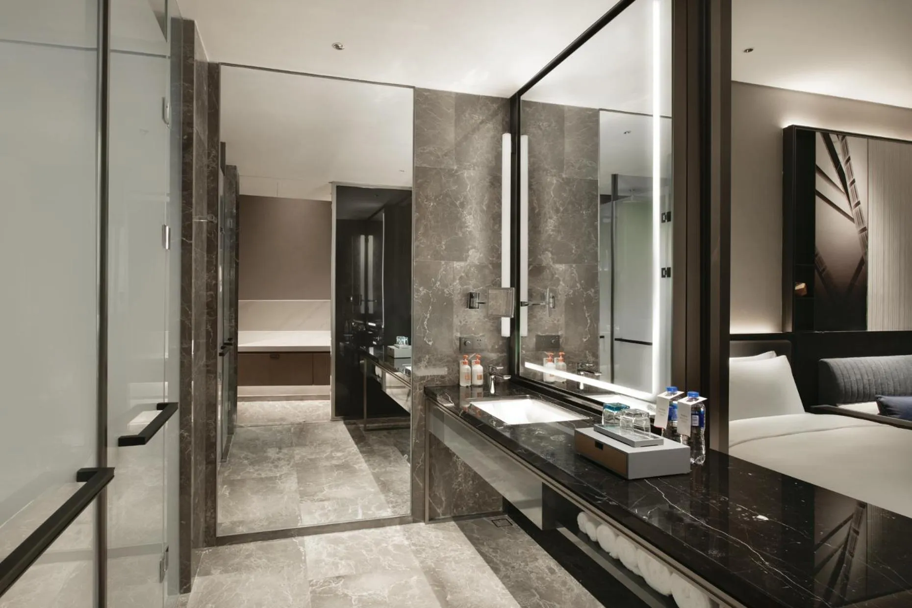 Bathroom in Crowne Plaza Hangzhou Science City by IHG