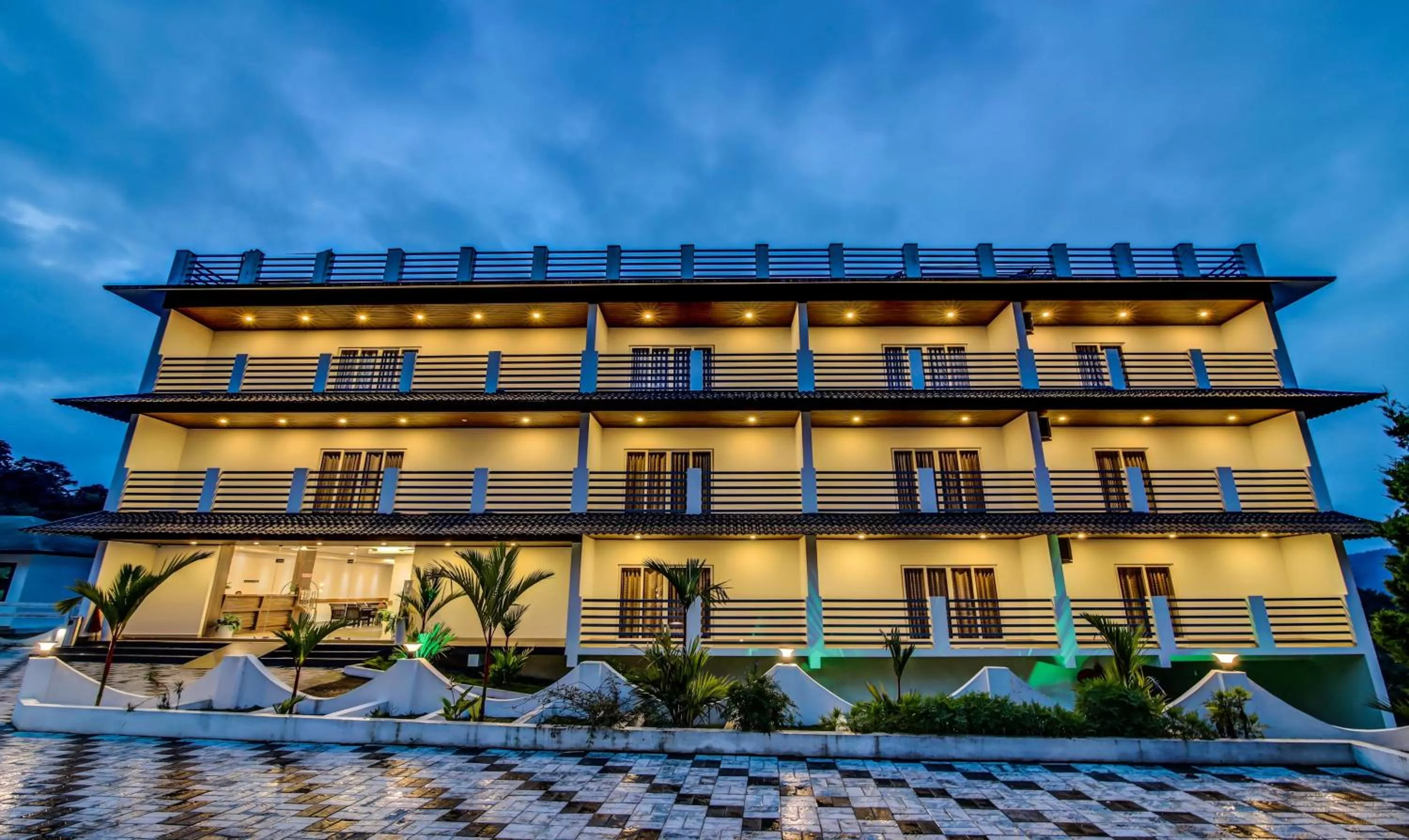 Property building in Misty Garden Resort and SPA